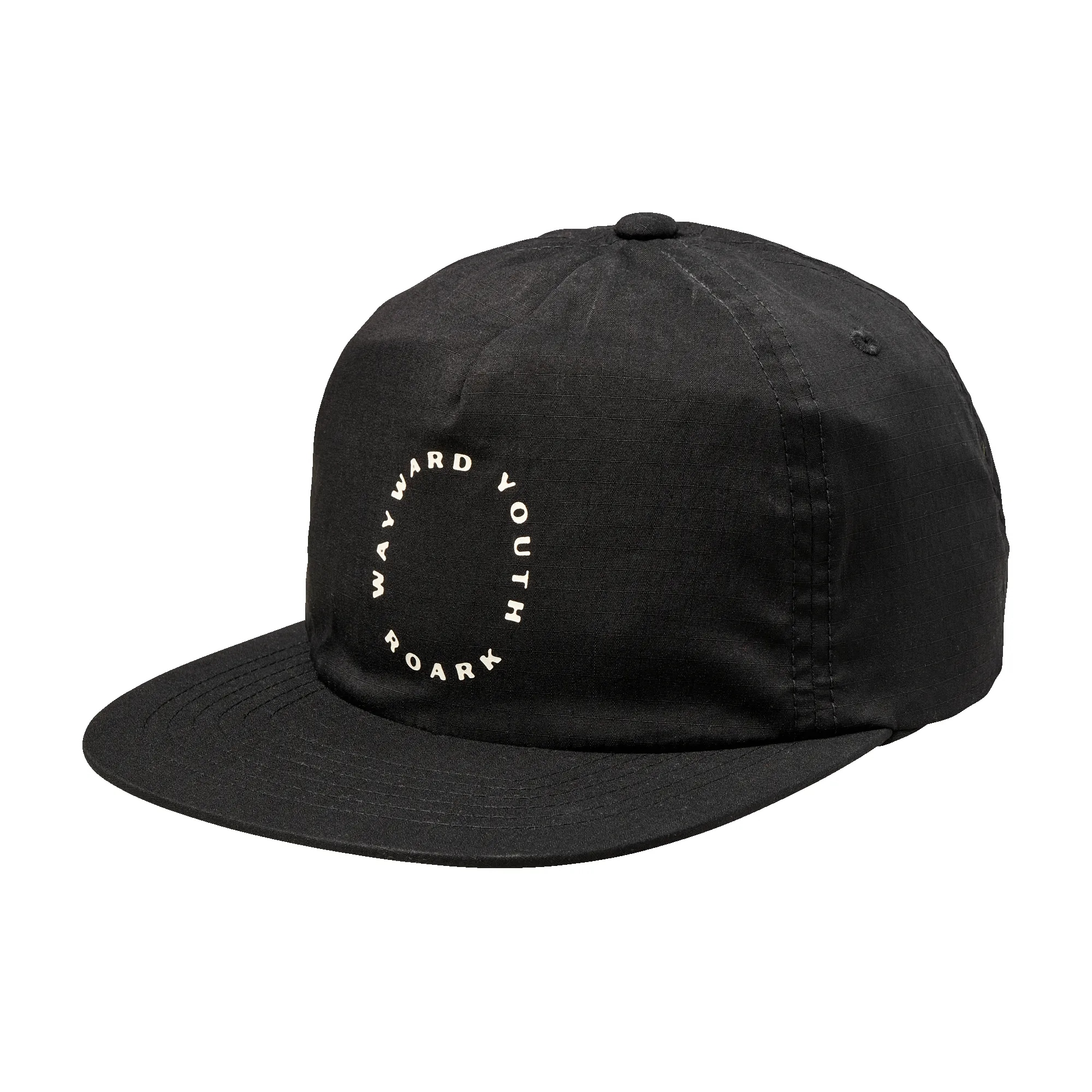 Wayward Youth 5 Panel Hat - Black sold by Roark product image thumbnail 3