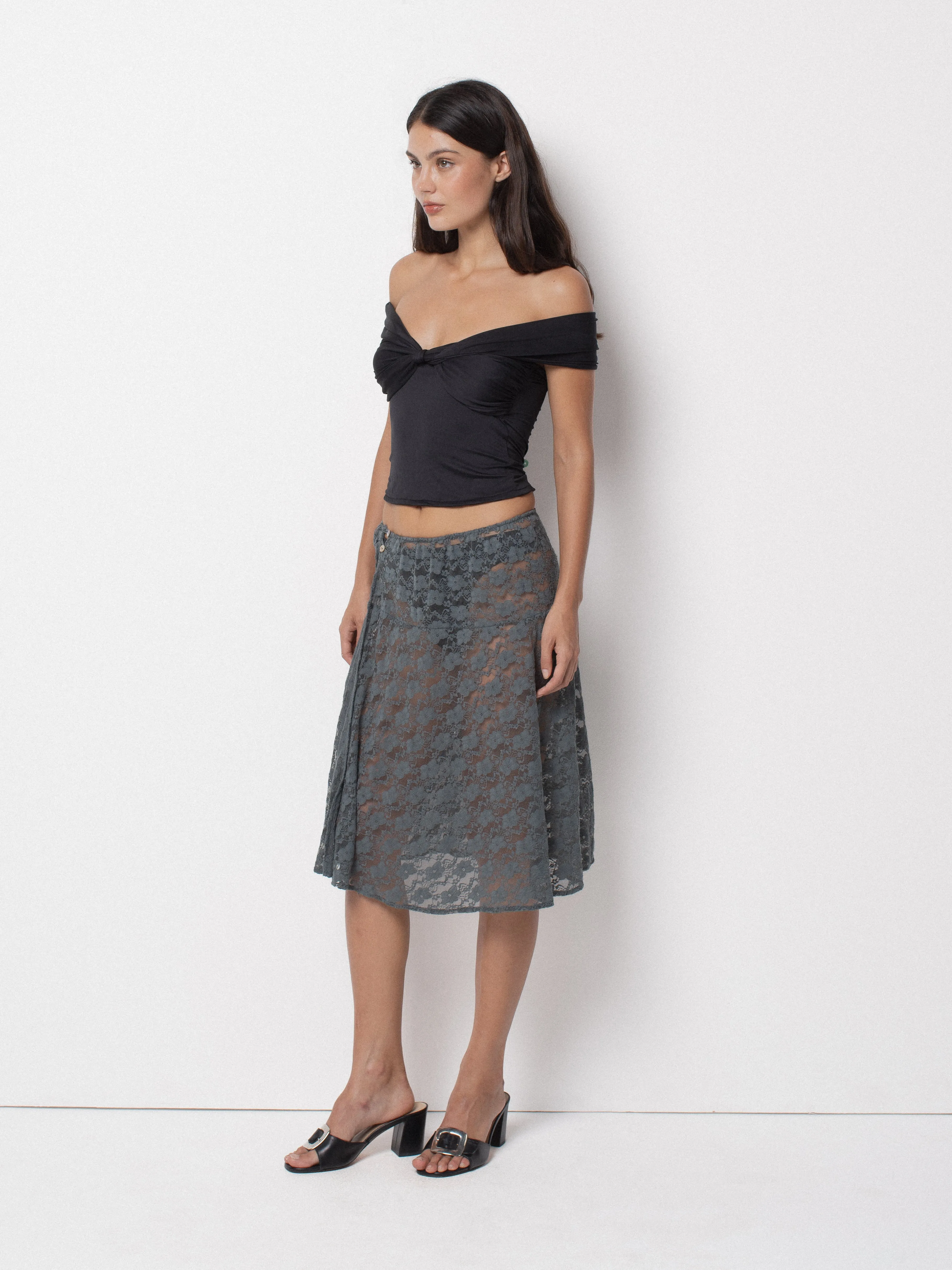 Peony Top - Black sold by BELLE the label product image thumbnail 4