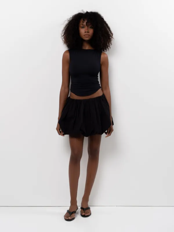 Balloon Skirt - Black sold by BELLE the label