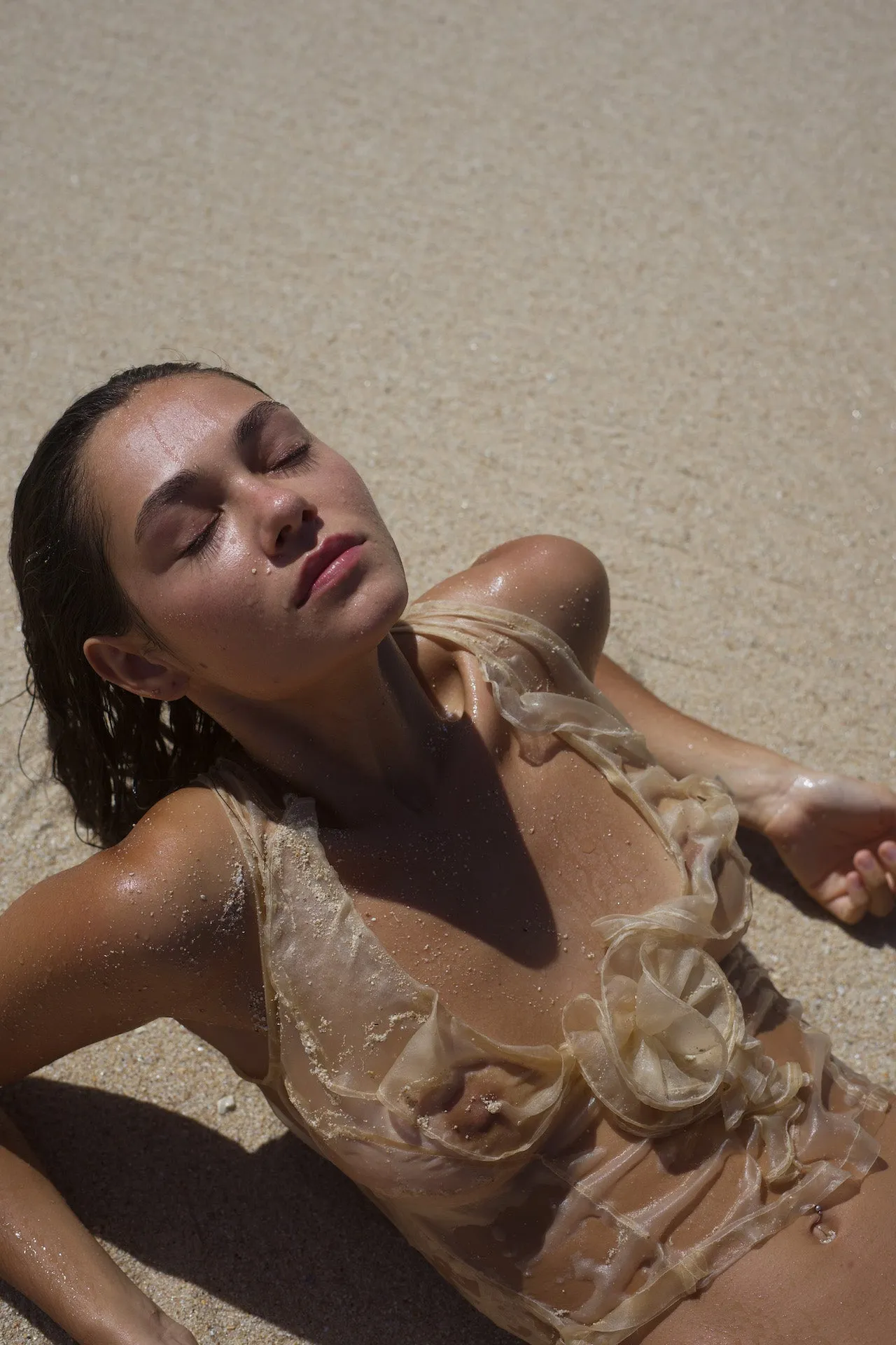 Organza Top – Peach sold by BELLE the label product image thumbnail 5