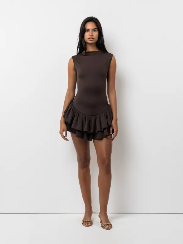 Ballerina Dress – Carob sold by BELLE the label