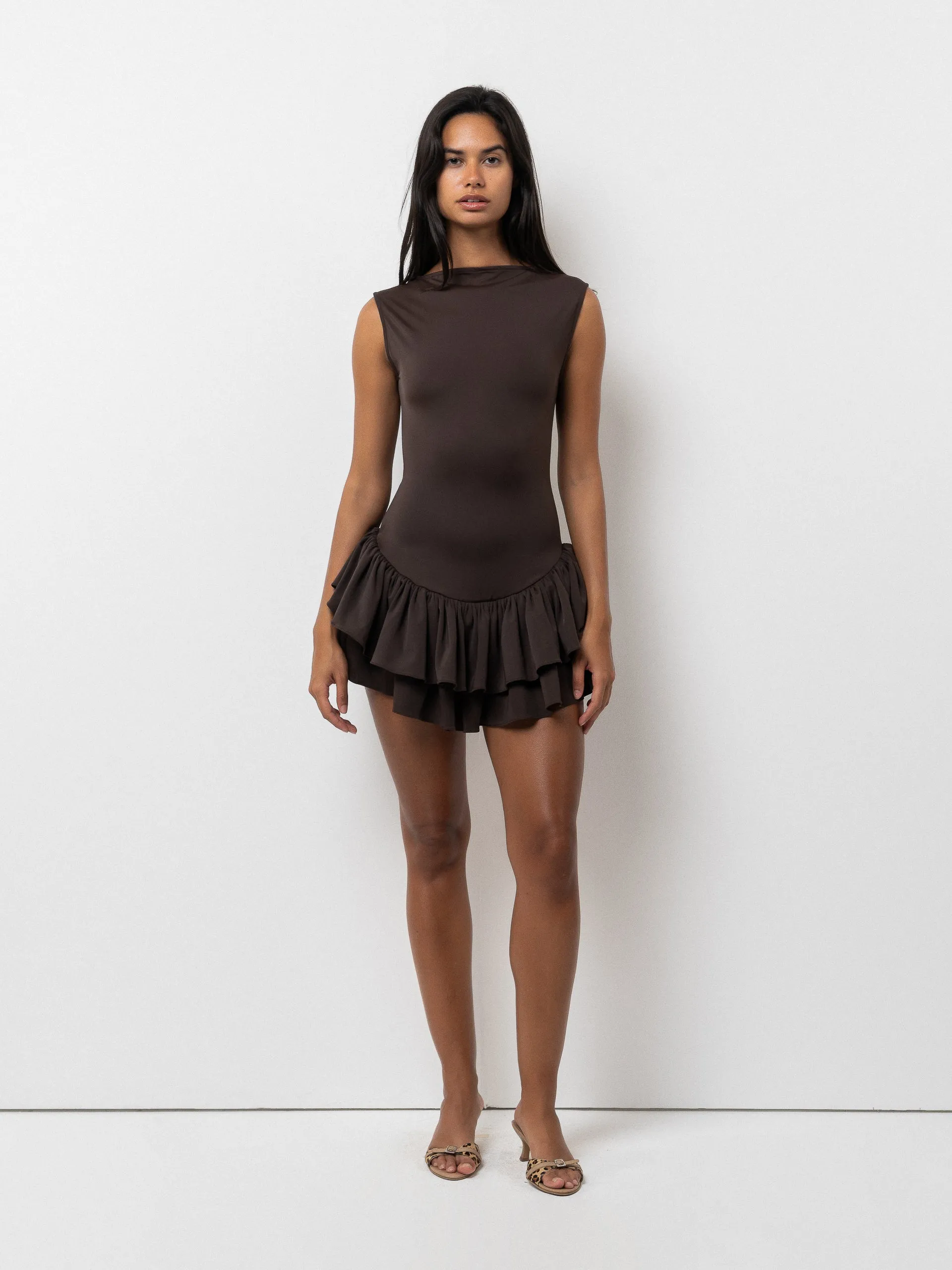 Ballerina Dress – Carob sold by BELLE the label