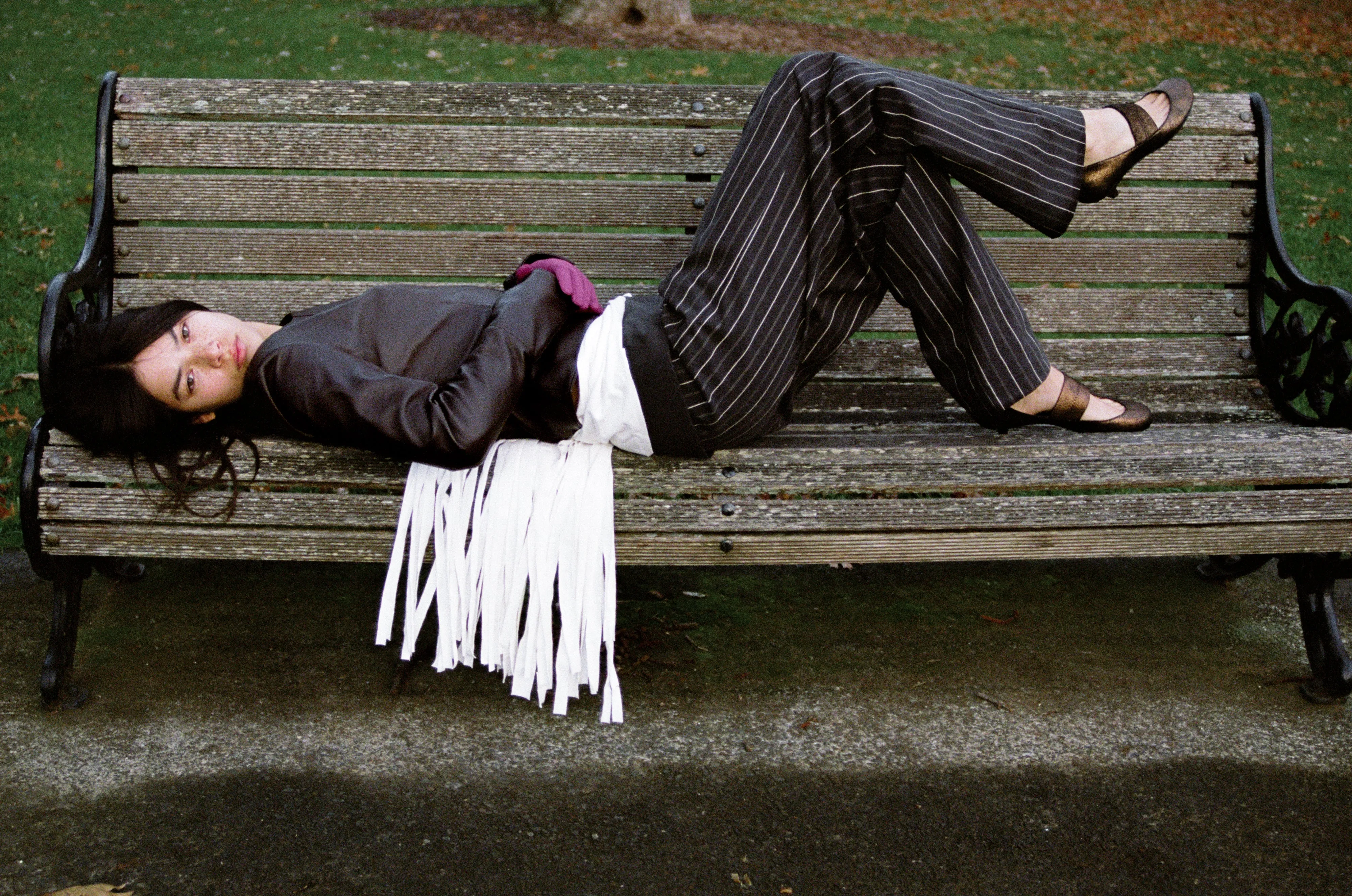 Dusk Pant - Black Stripe sold by BELLE the label product image thumbnail 4