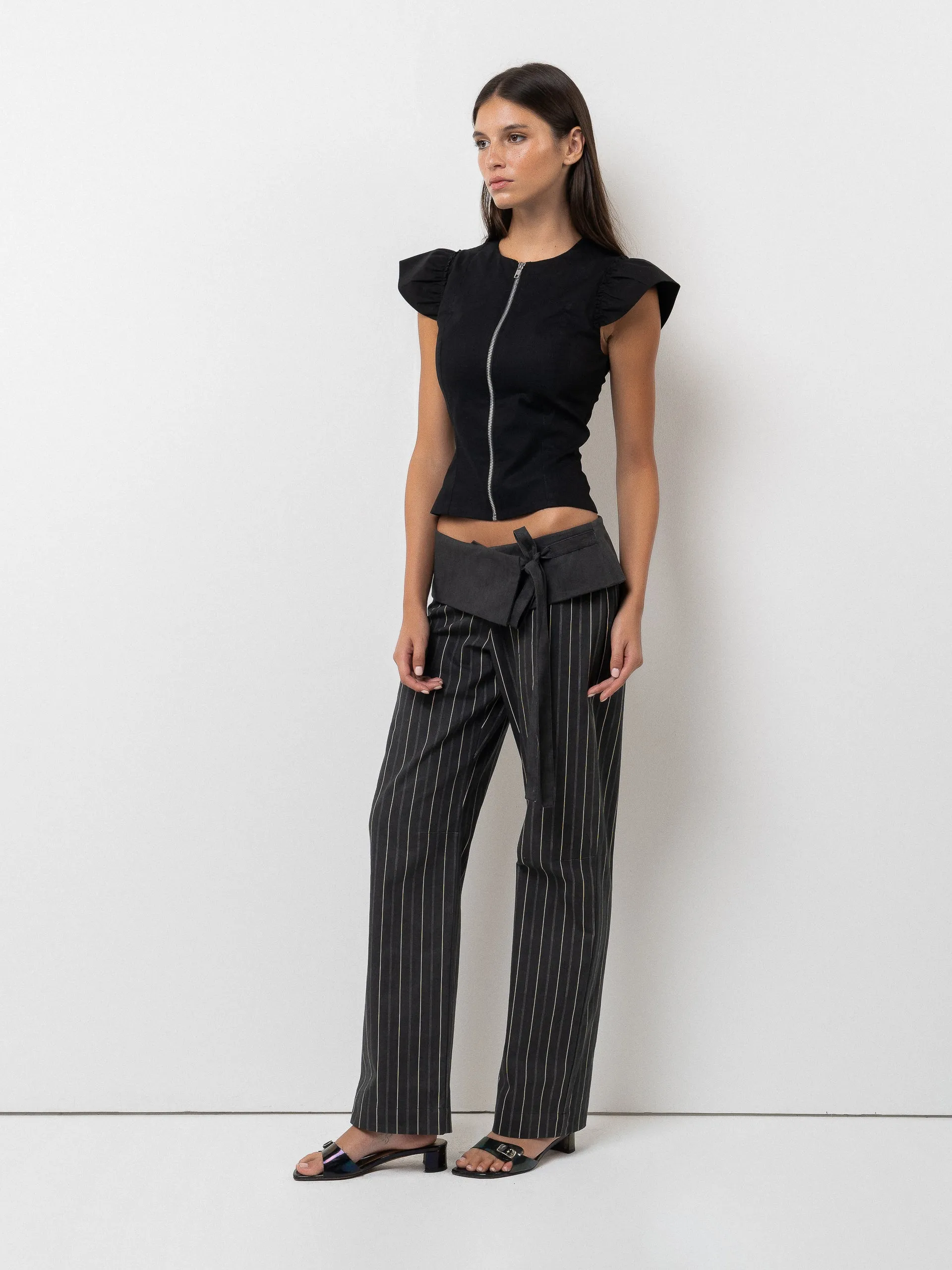 Dusk Pant - Black Stripe sold by BELLE the label product image thumbnail 2