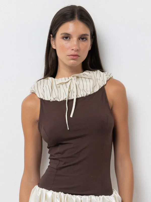 Ciel Top - Chocolate sold by BELLE the label