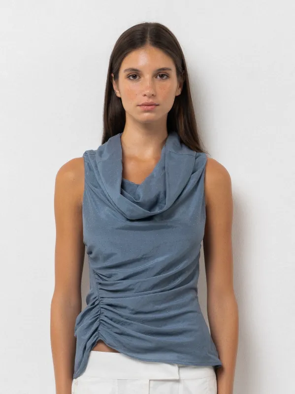 Midnights Top - Petrol sold by BELLE the label