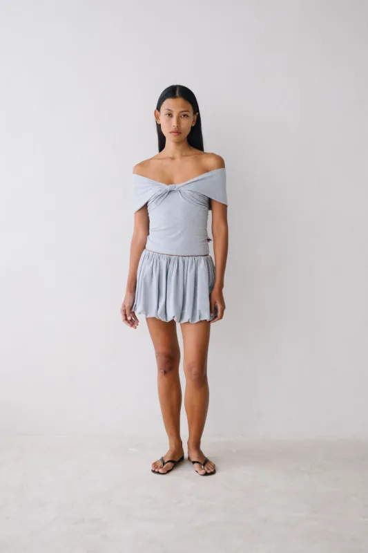 Peony Top – Grey sold by BELLE the label