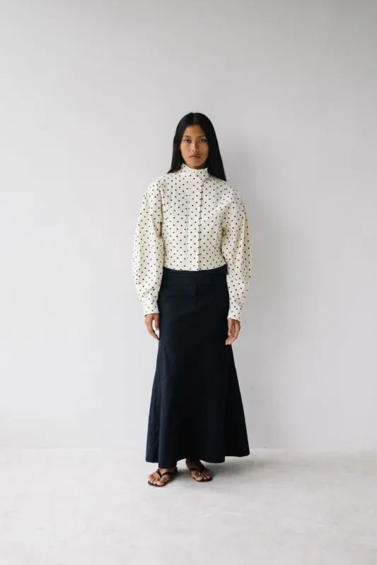 Globo Jacket – White Polka sold by BELLE the label