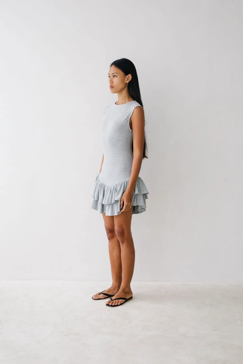 Ballerina Dress – Grey sold by BELLE the label product image thumbnail 2