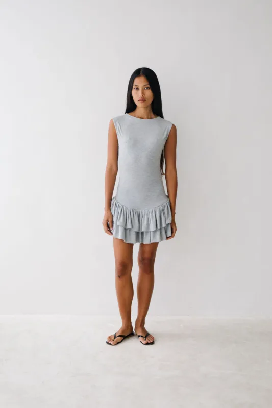Ballerina Dress – Grey sold by BELLE the label
