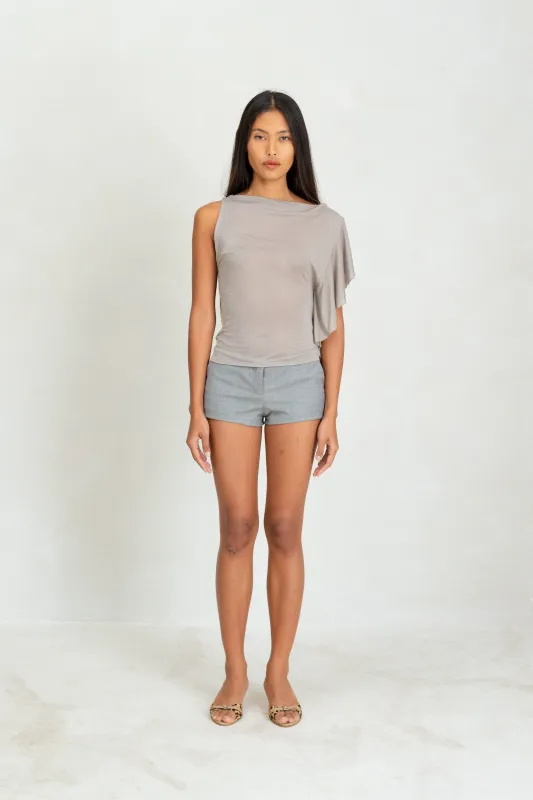 Zehra Top – Grey sold by BELLE the label