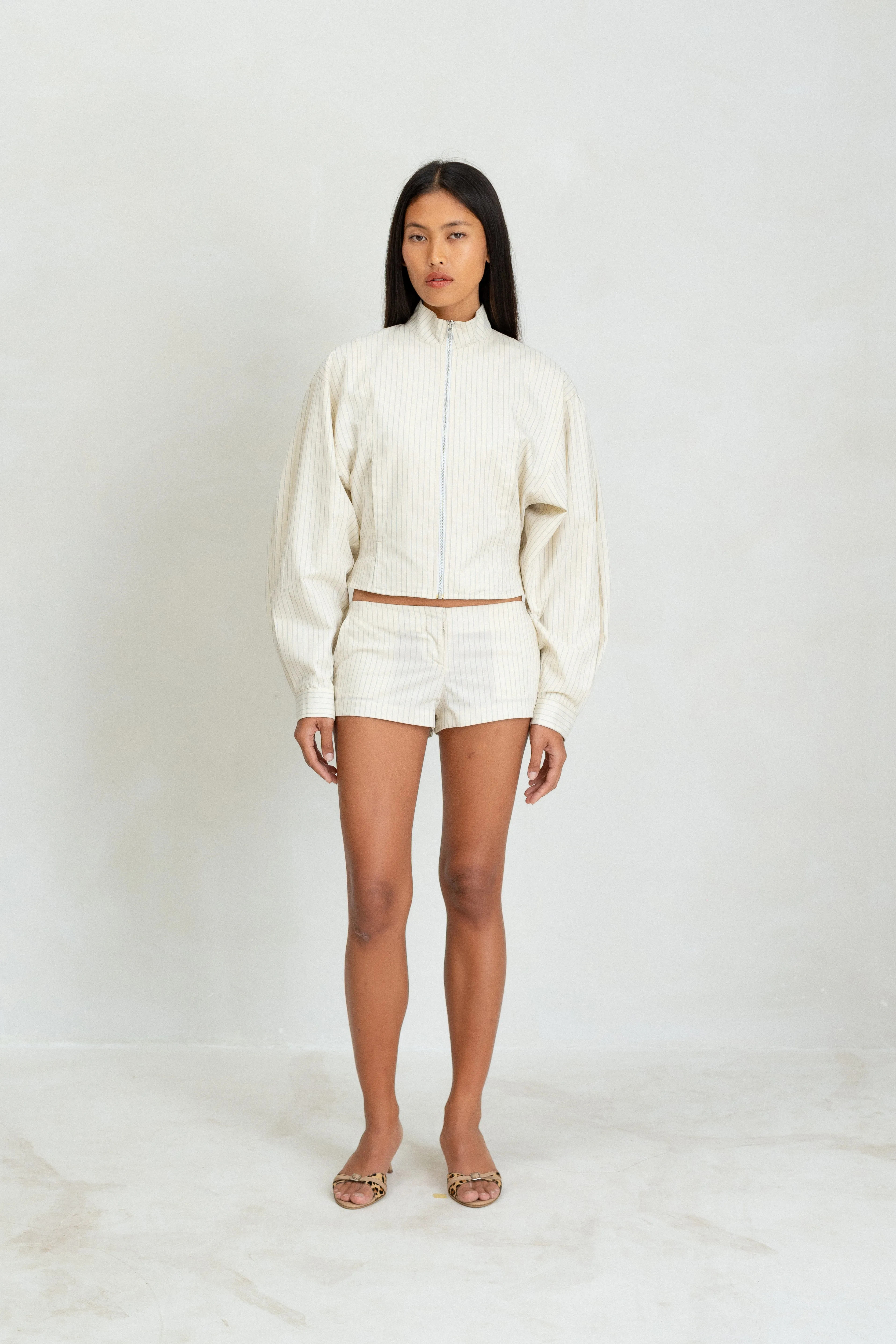 Globo II Jacket – Pinstripe sold by BELLE the label