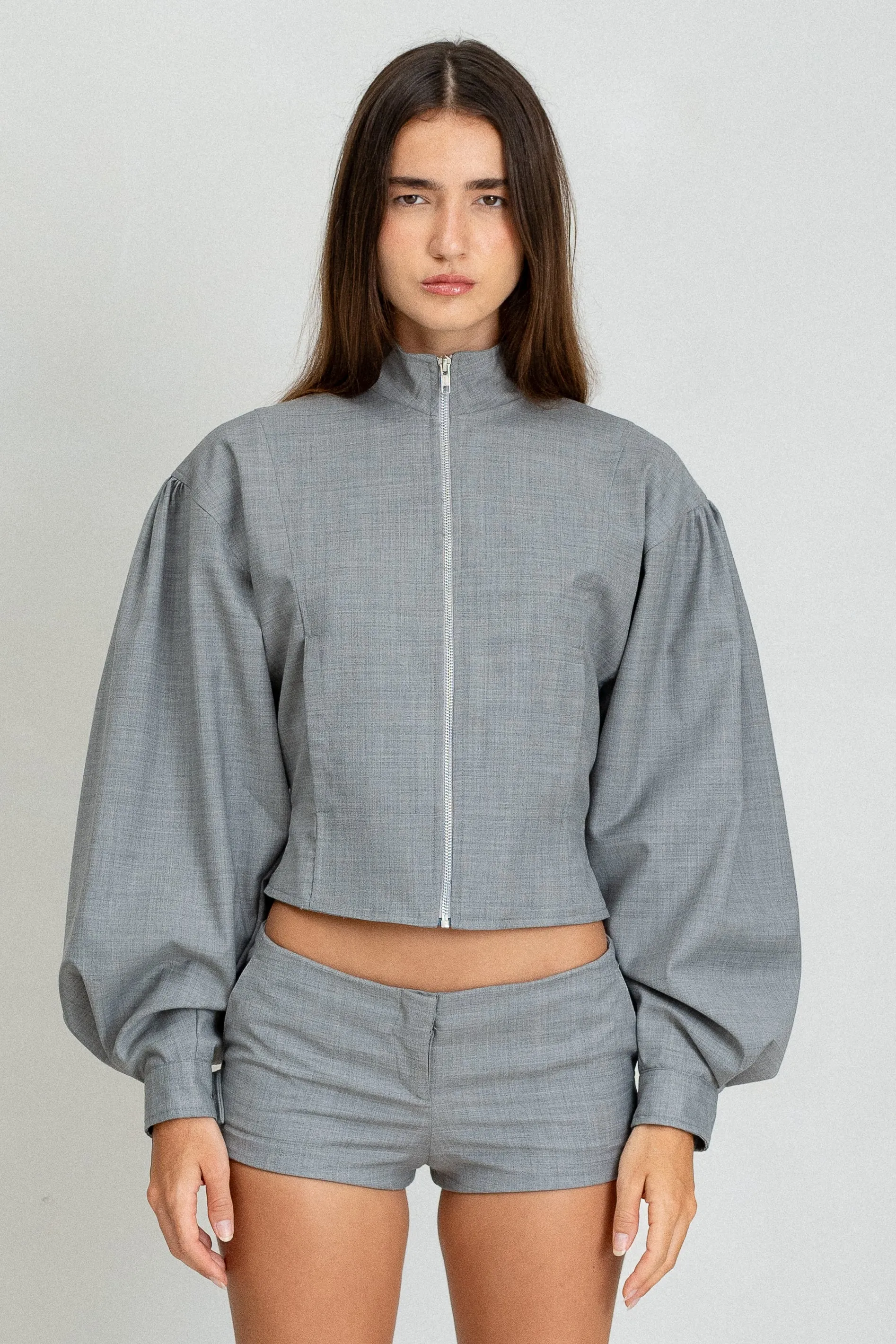 Globo II Jacket – Grey sold by BELLE the label product image thumbnail 5