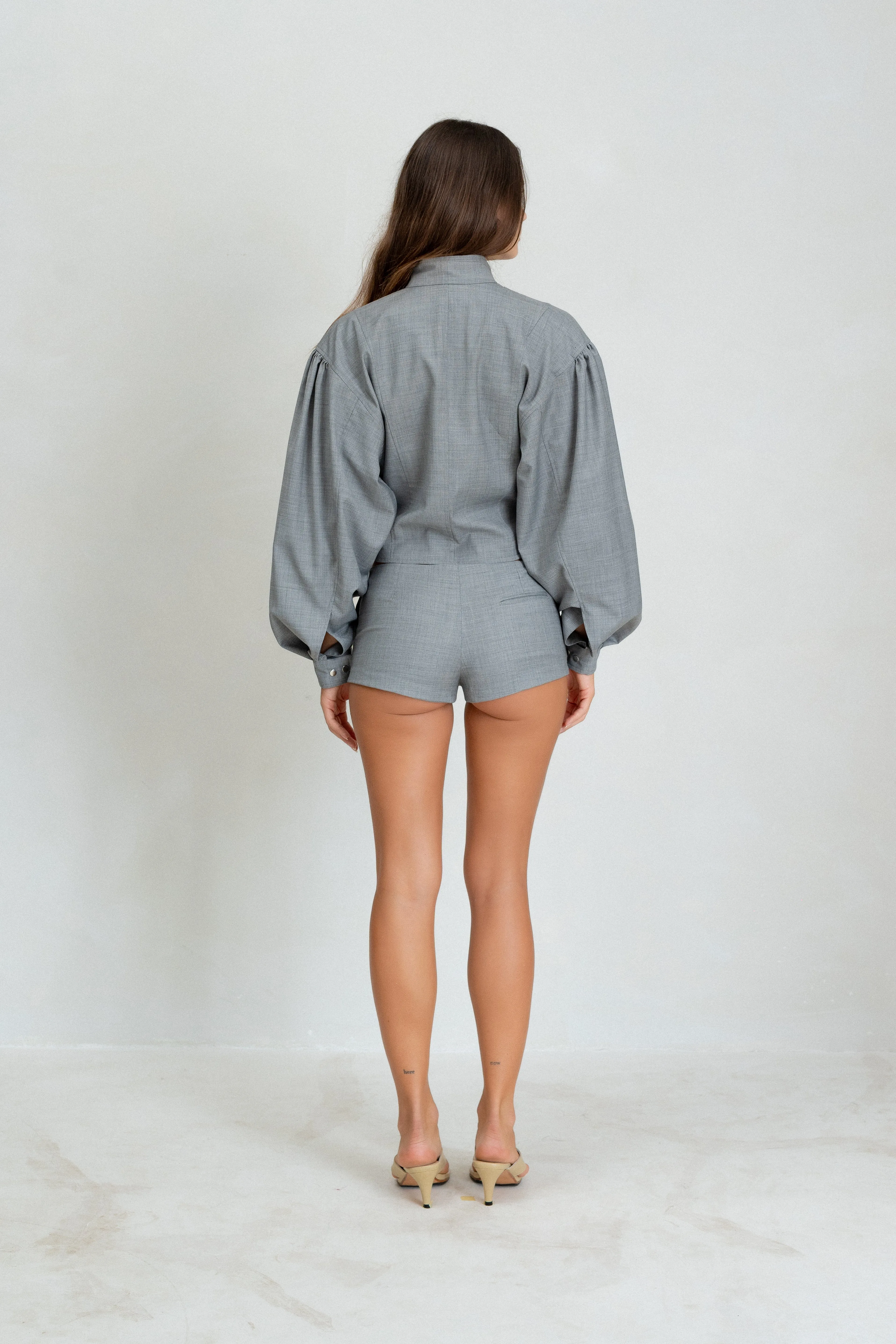 Globo II Jacket – Grey sold by BELLE the label product image thumbnail 4