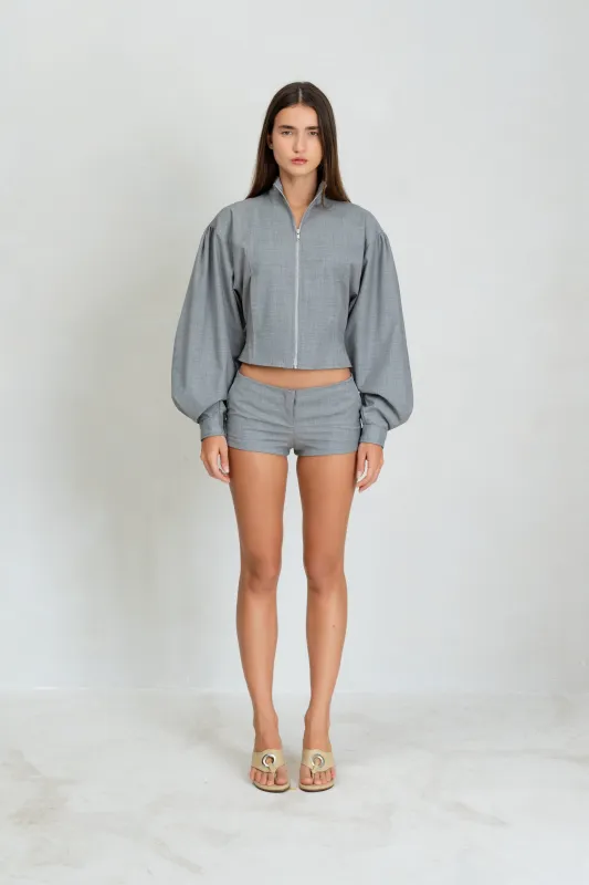 Globo II Jacket – Grey sold by BELLE the label