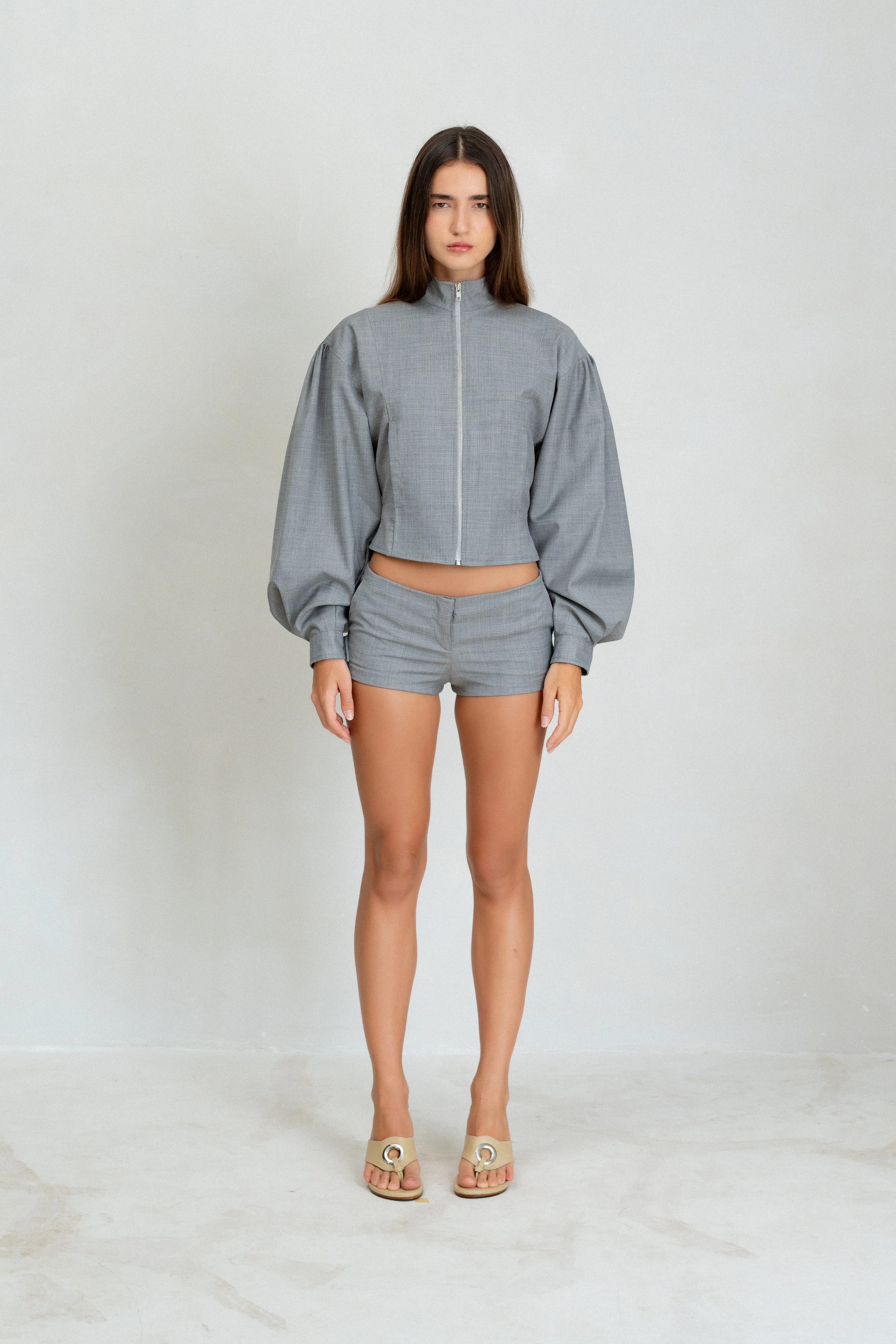 Globo II Jacket – Grey sold by BELLE the label product image thumbnail 3