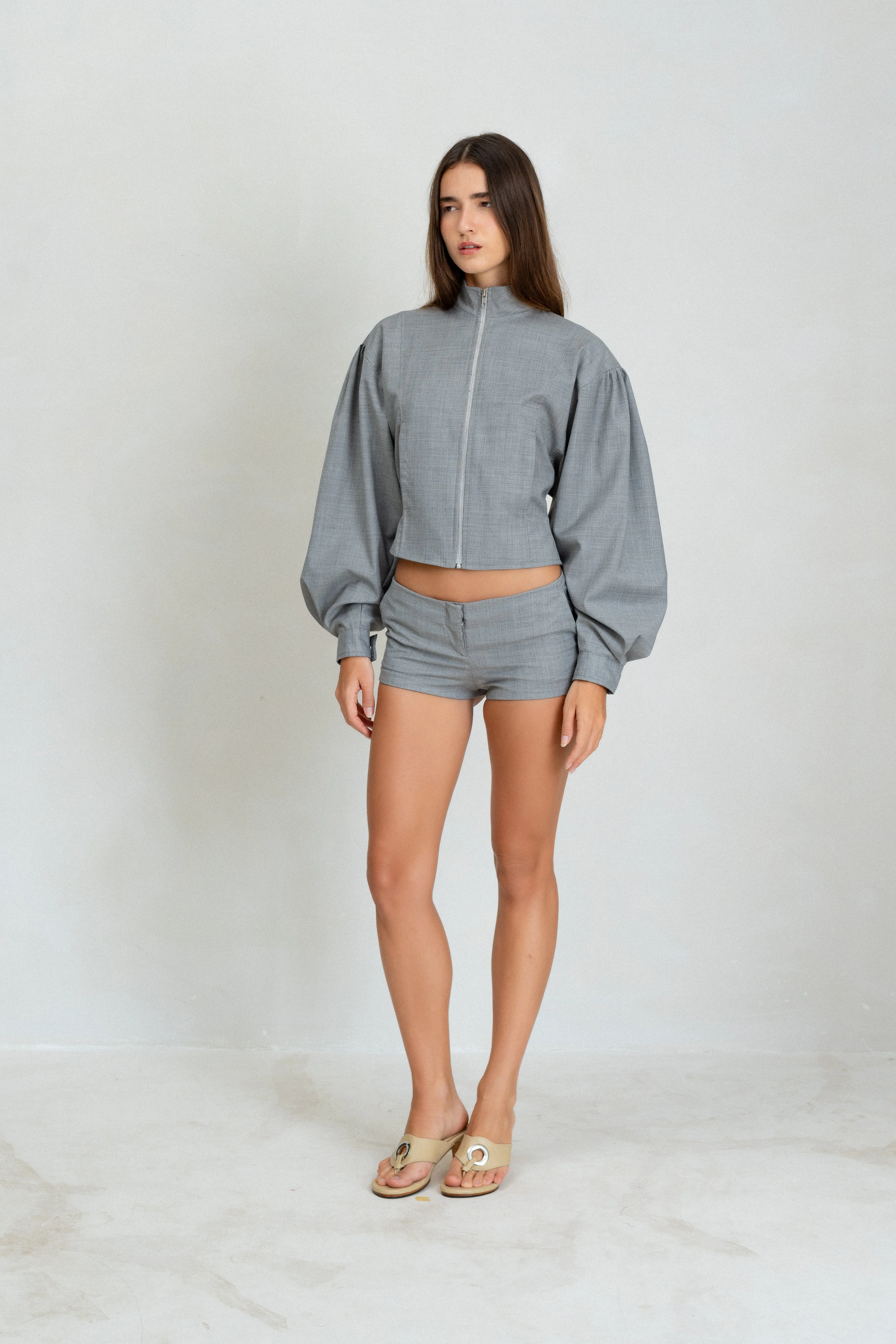 Globo II Jacket – Grey sold by BELLE the label product image thumbnail 2