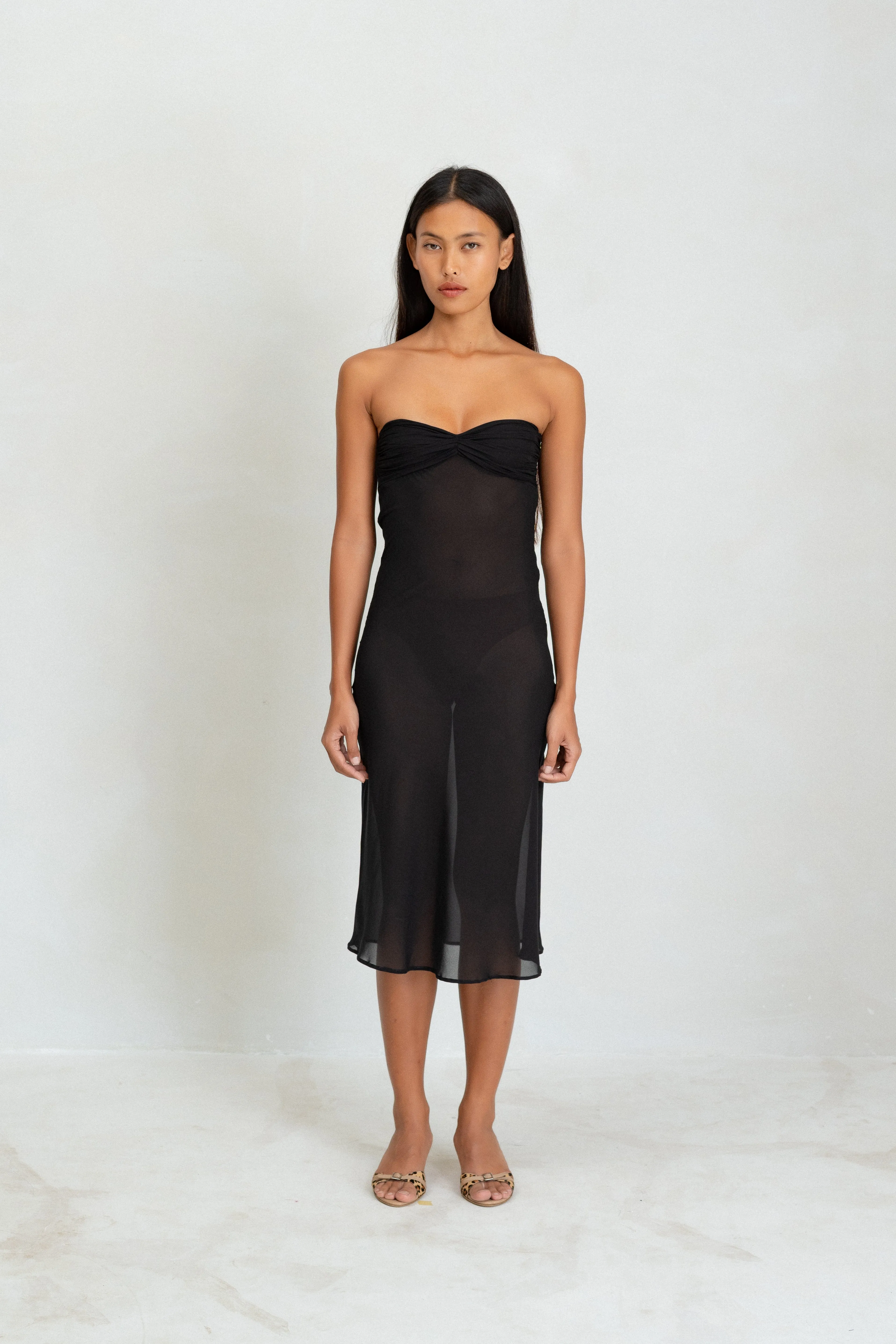 Lea Dress - Black sold by BELLE the label