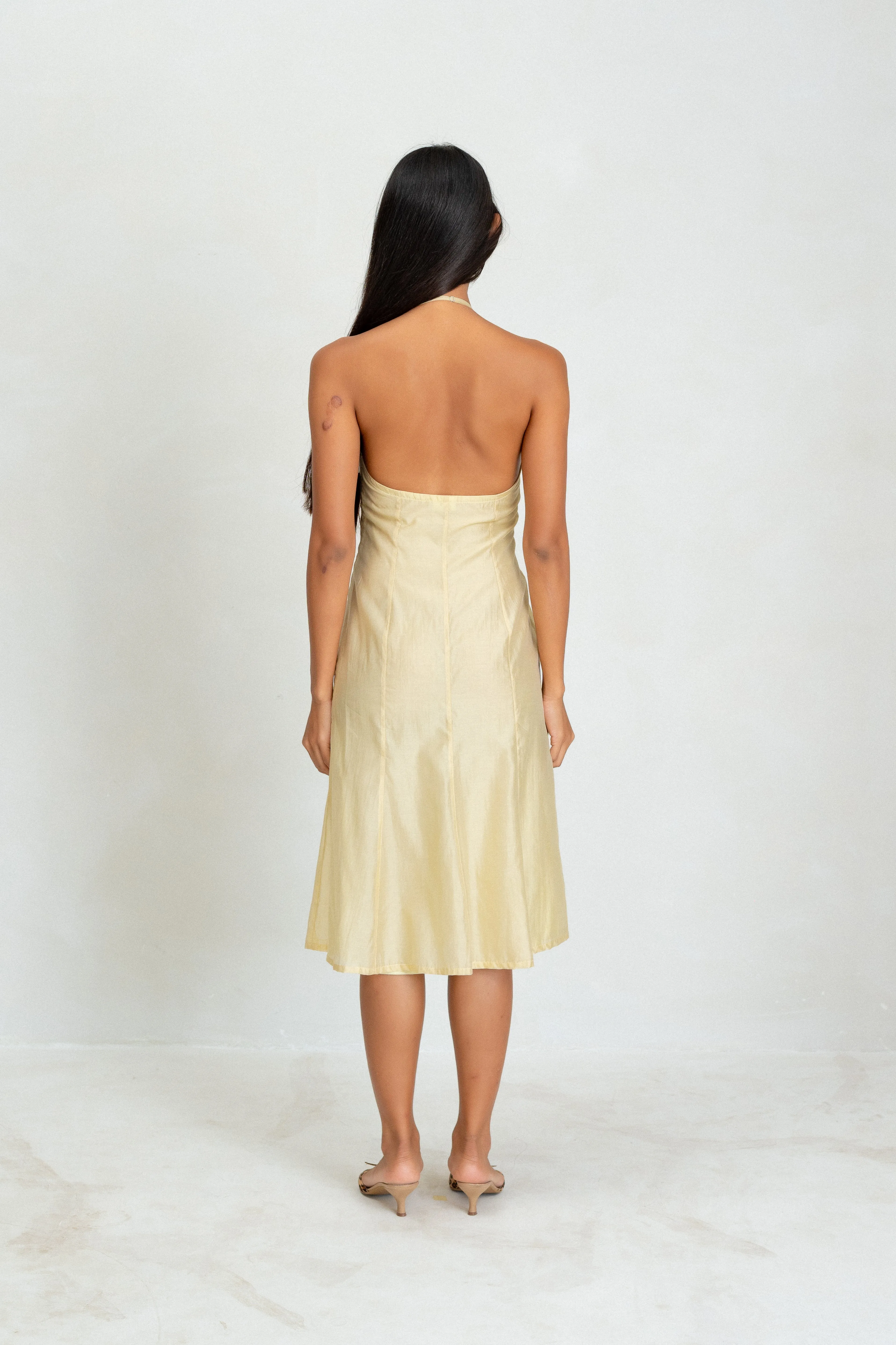 Flore Dress - Honey sold by BELLE the label product image thumbnail 3