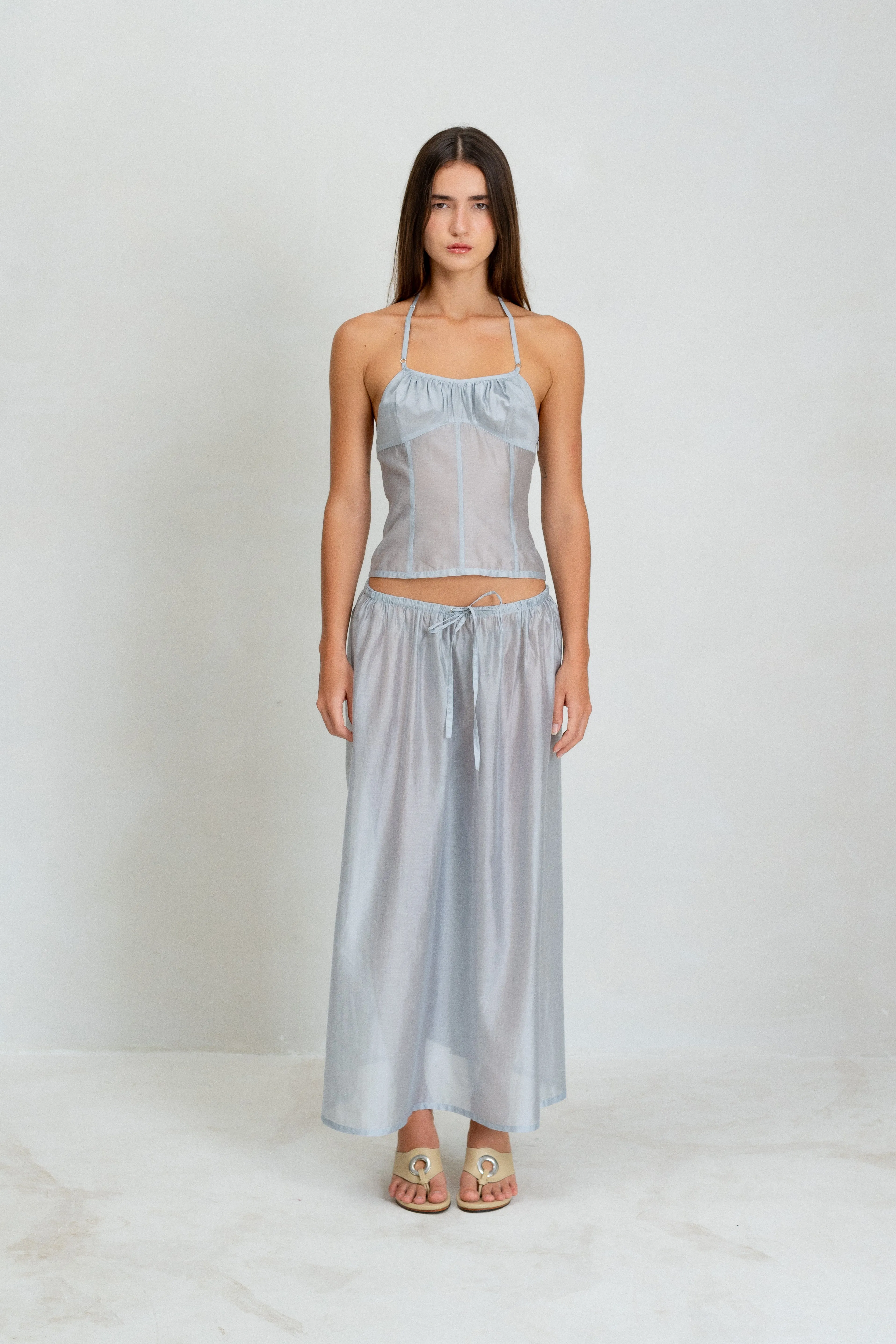 Rhea Skirt - Mist sold by BELLE the label product image thumbnail 2