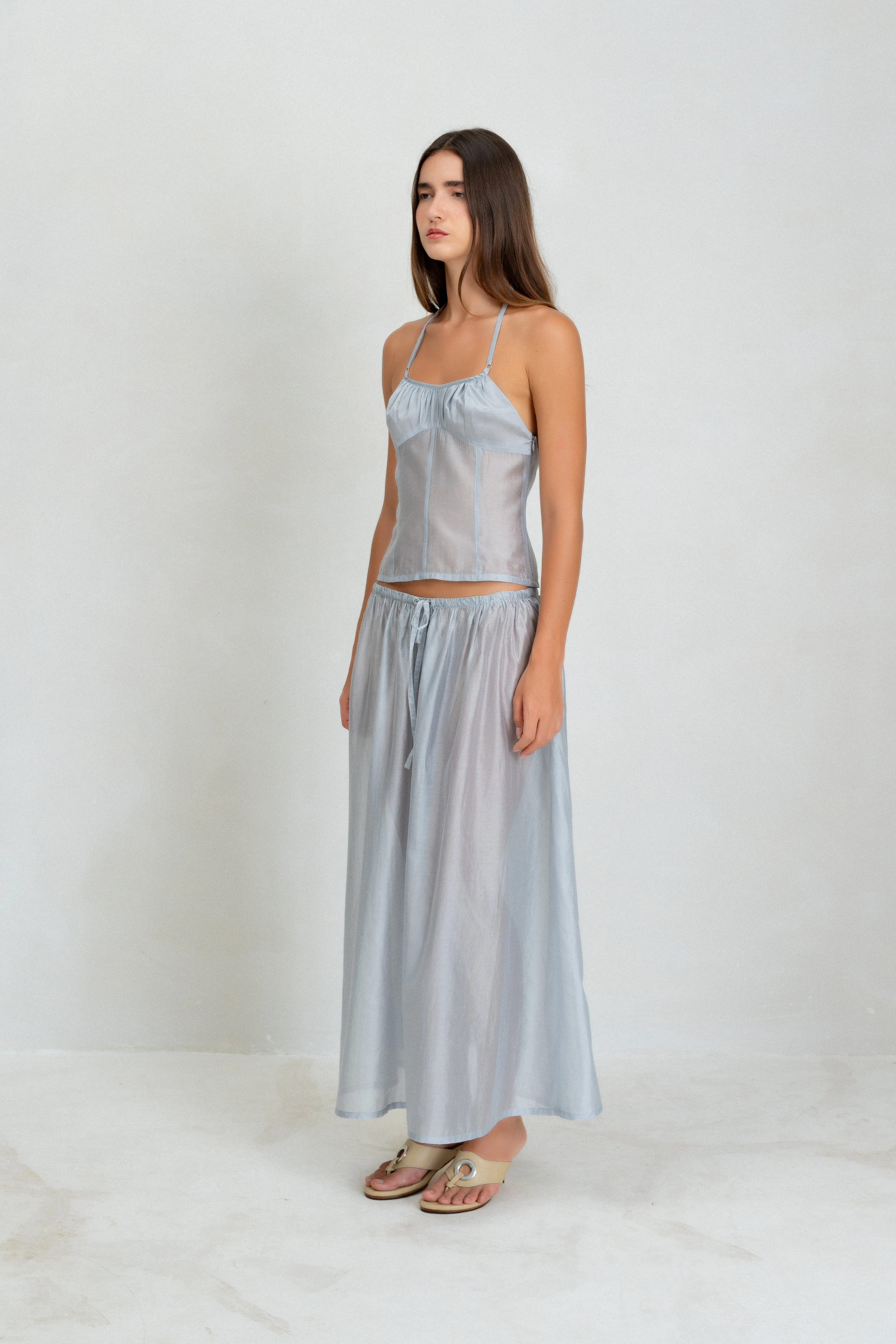 Rhea Skirt - Mist sold by BELLE the label product image thumbnail 3