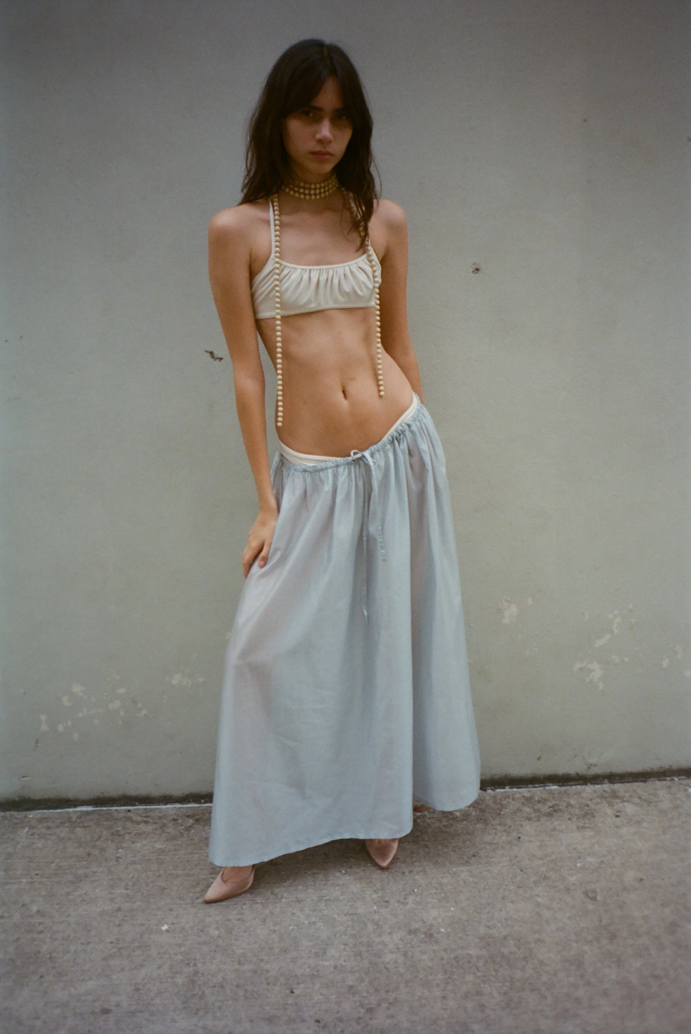 Rhea Skirt - Mist sold by BELLE the label product image thumbnail 5