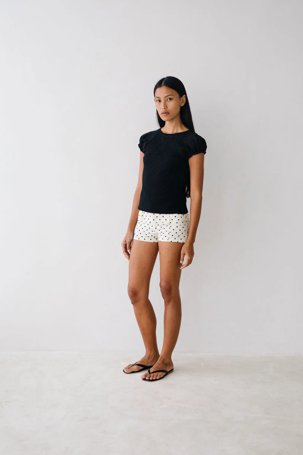 Finch Short - White Polka sold by BELLE the label product image thumbnail 5