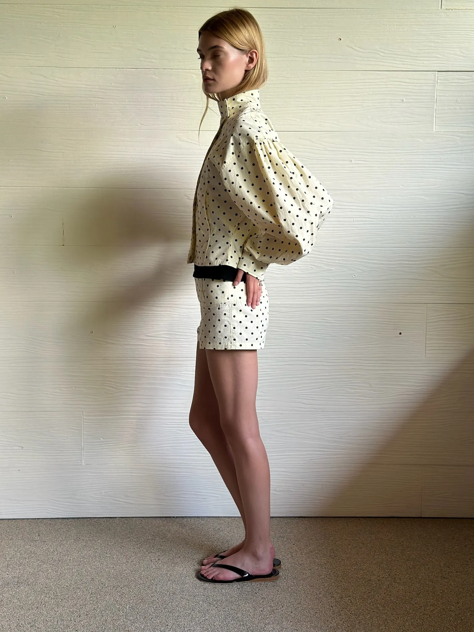 Globo Jacket – White Polka sold by BELLE the label product image thumbnail 5