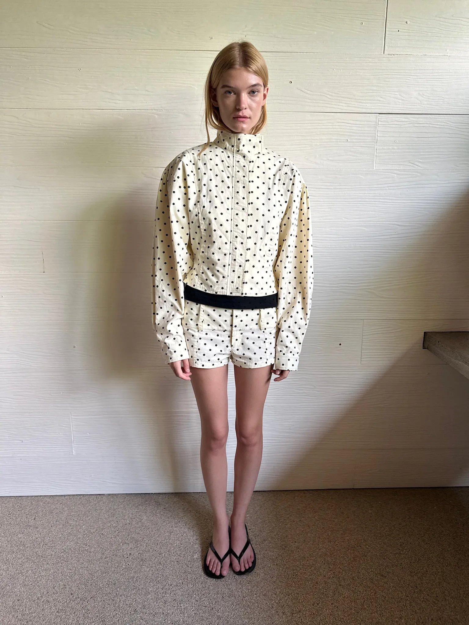 Globo Jacket – White Polka sold by BELLE the label product image thumbnail 4