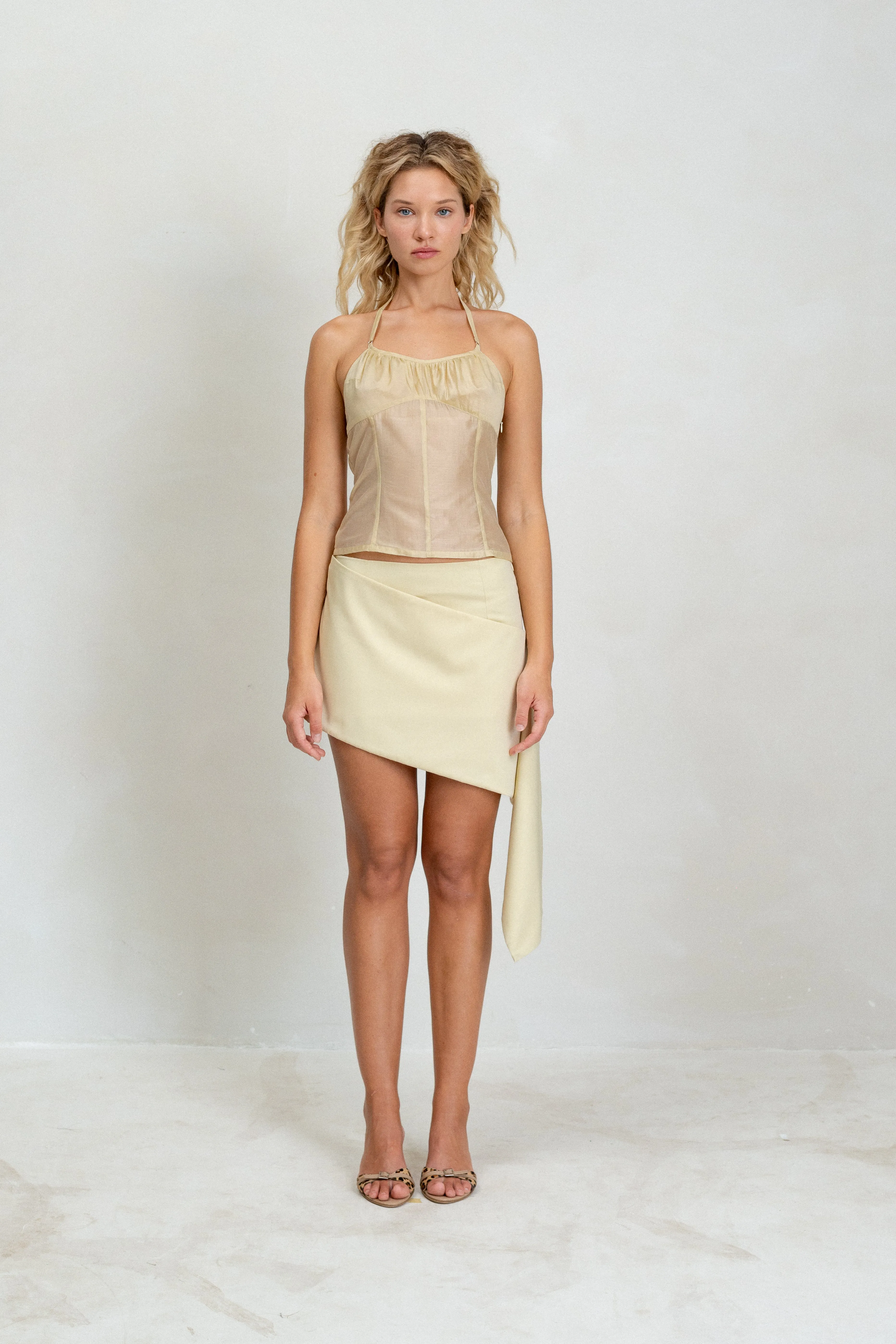 Karo Skirt - Honey sold by BELLE the label product image thumbnail 3