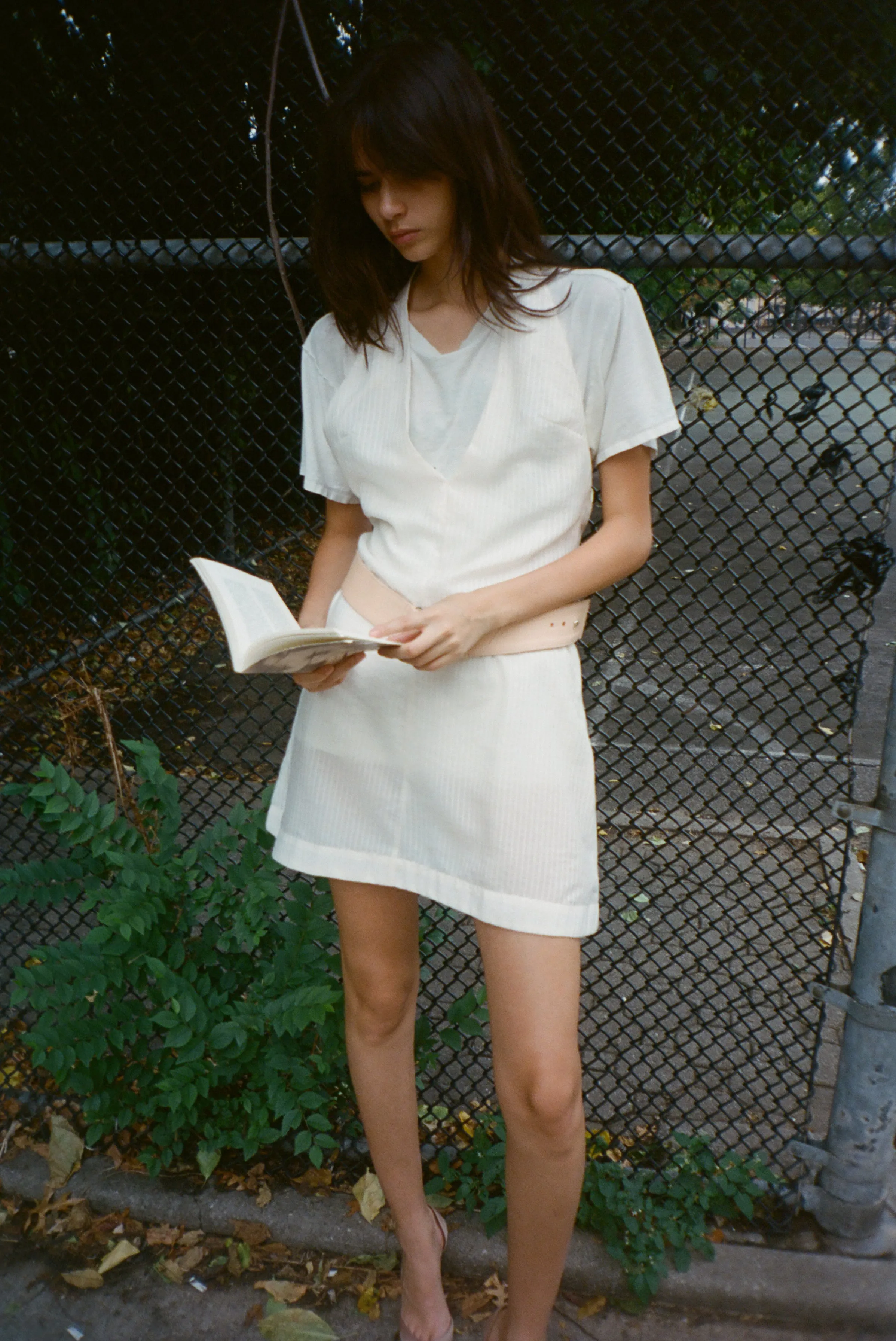 Lou Dress - Cream Stripe sold by BELLE the label product image thumbnail 4