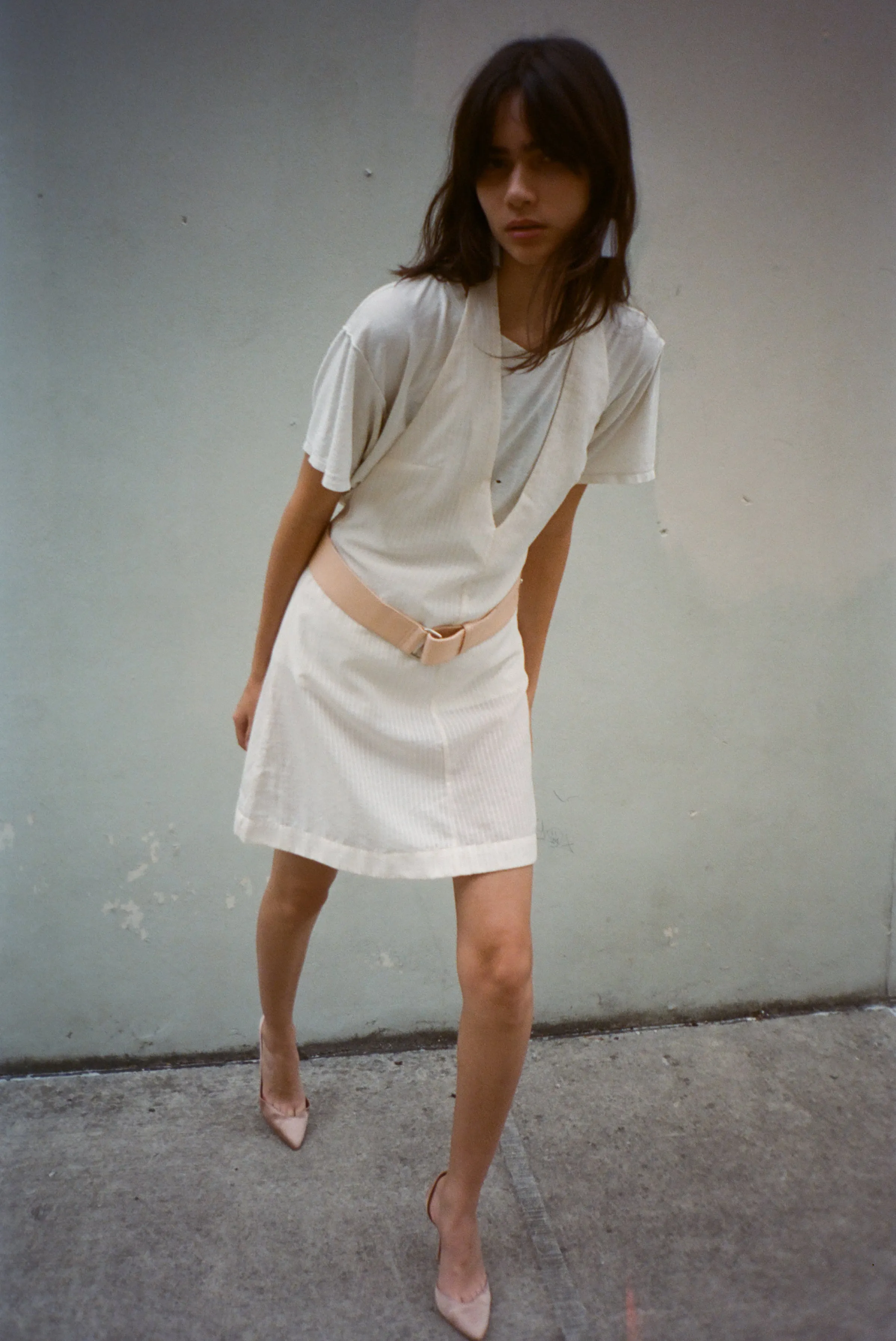 Lou Dress - Cream Stripe sold by BELLE the label product image thumbnail 5