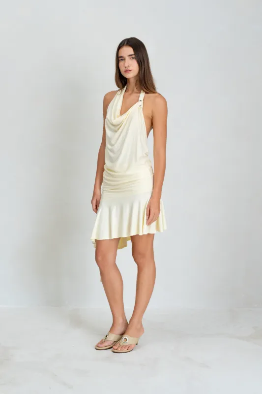 Flounce Skirt – Lemon sold by BELLE the label