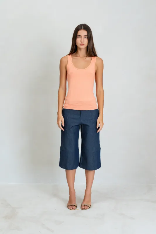 Simpla Top - Tangerine sold by BELLE the label