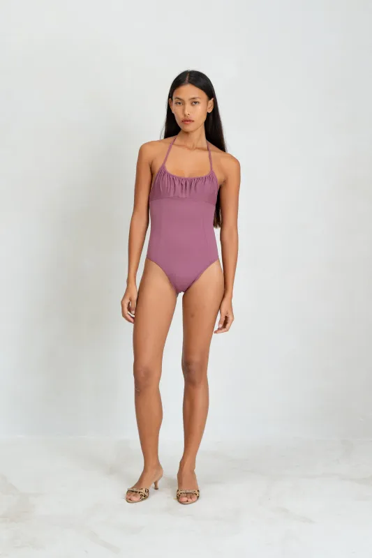 Calla One Piece - Plum sold by BELLE the label