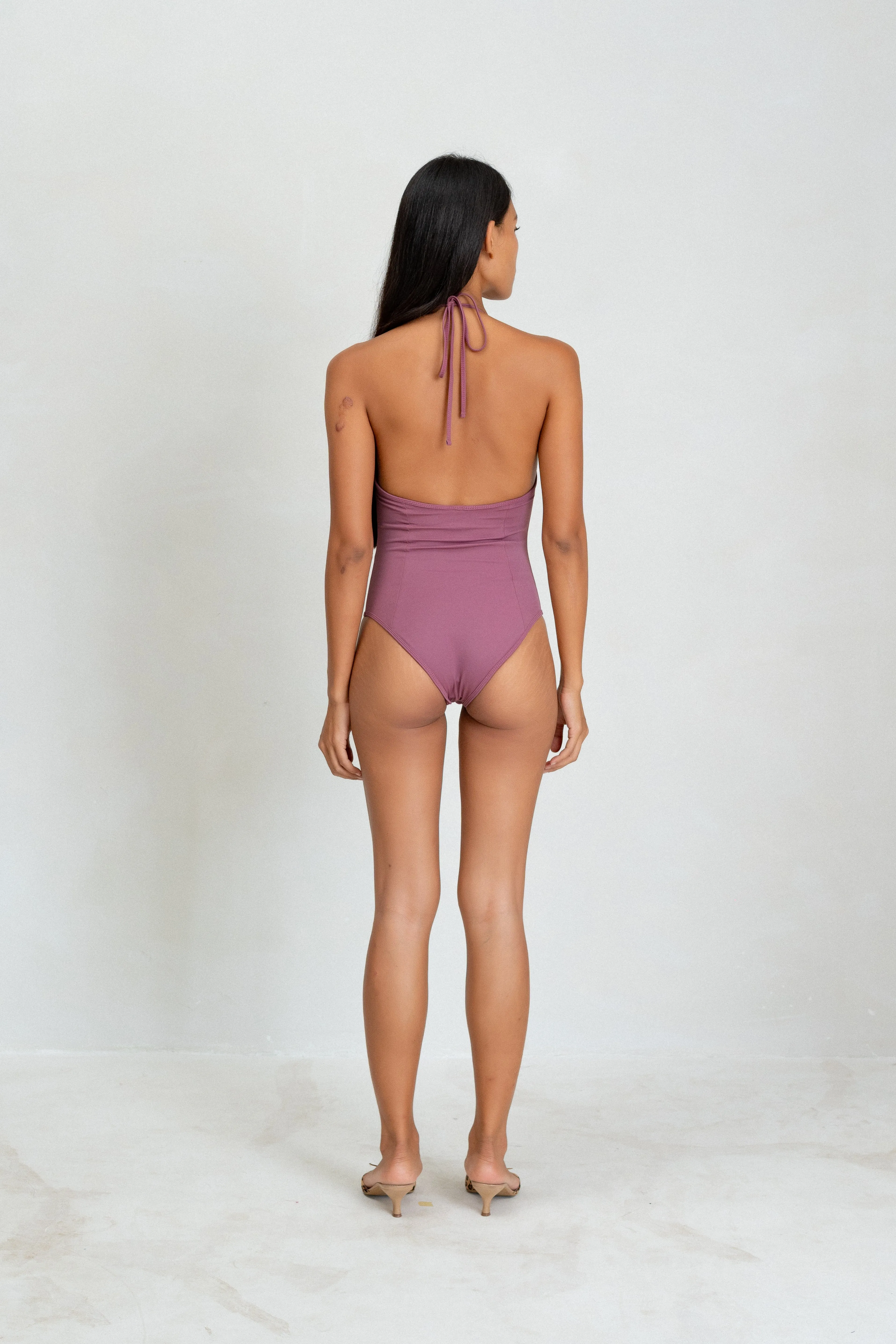 Calla One Piece - Plum sold by BELLE the label product image thumbnail 3