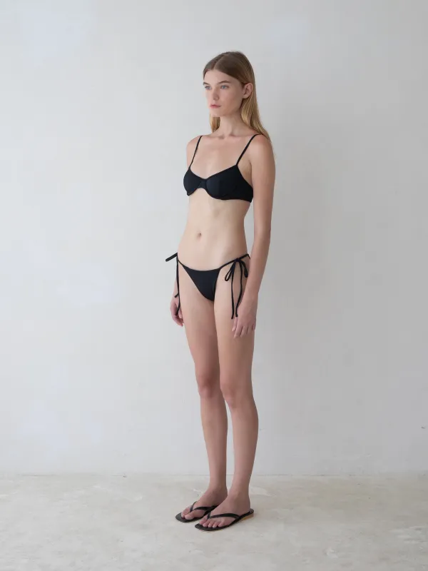 Deniz Bottom - Black sold by BELLE the label