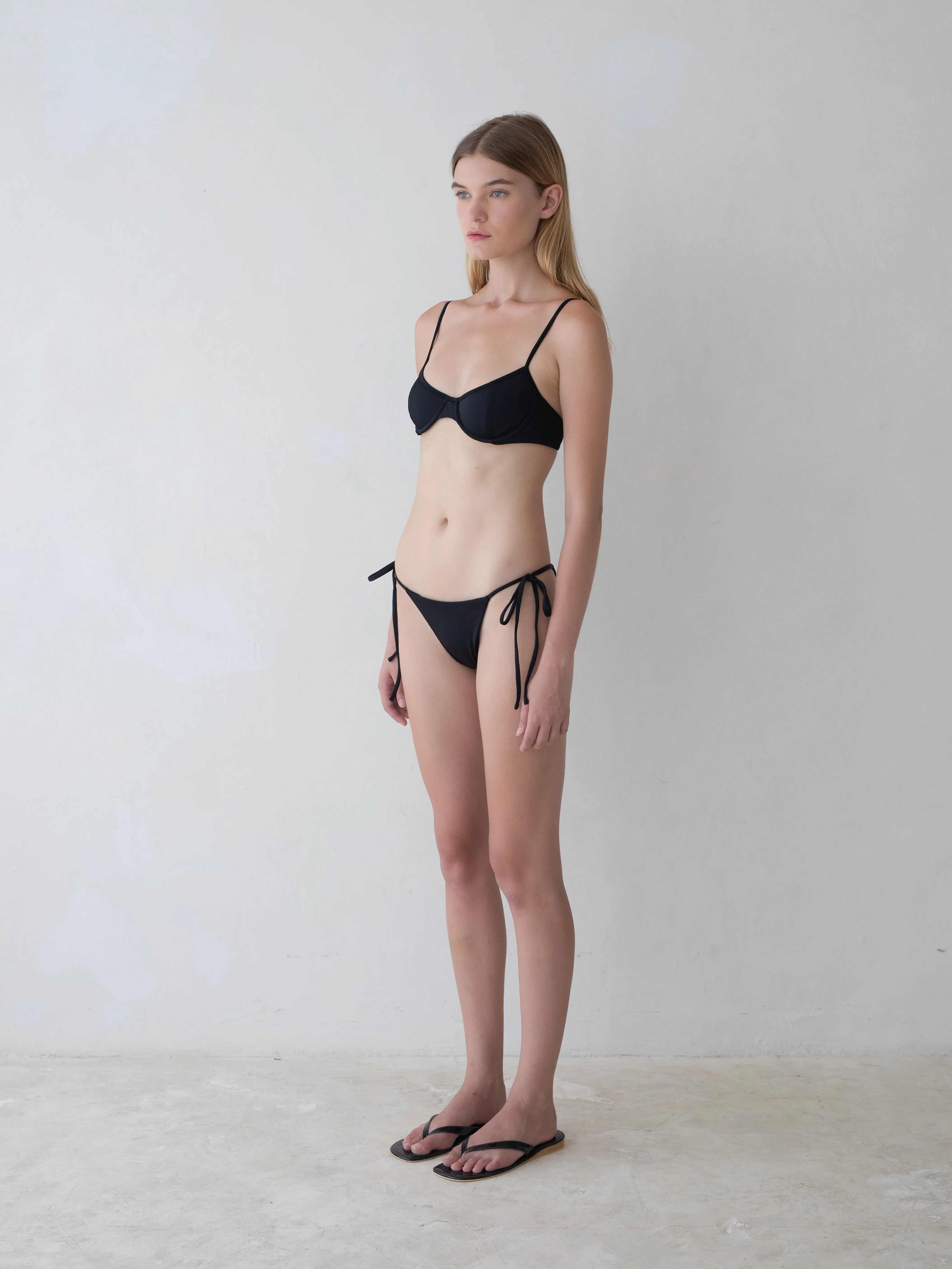 Deniz Bottom - Black sold by BELLE the label