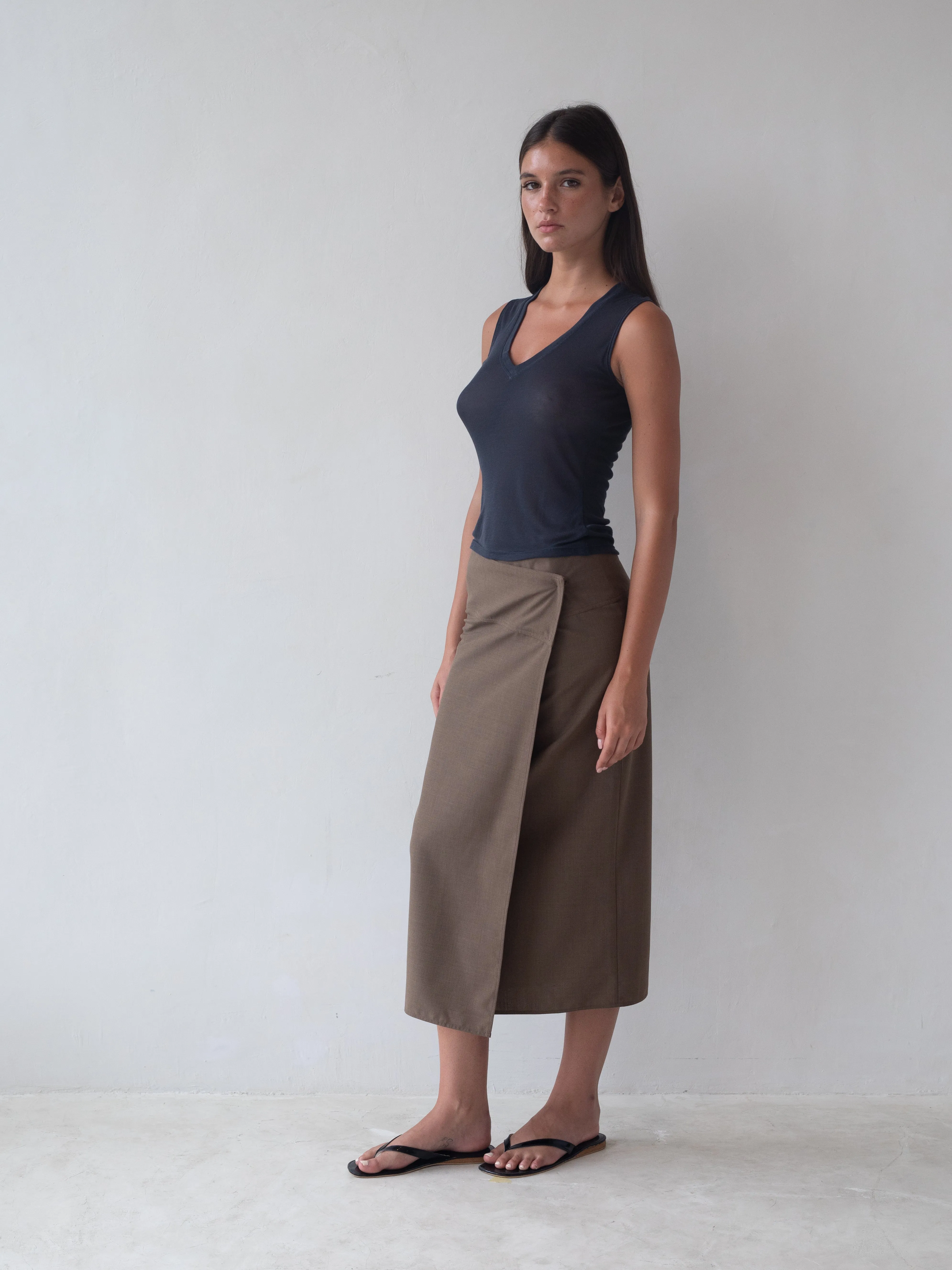 Morning Top - Navy sold by BELLE the label product image thumbnail 2