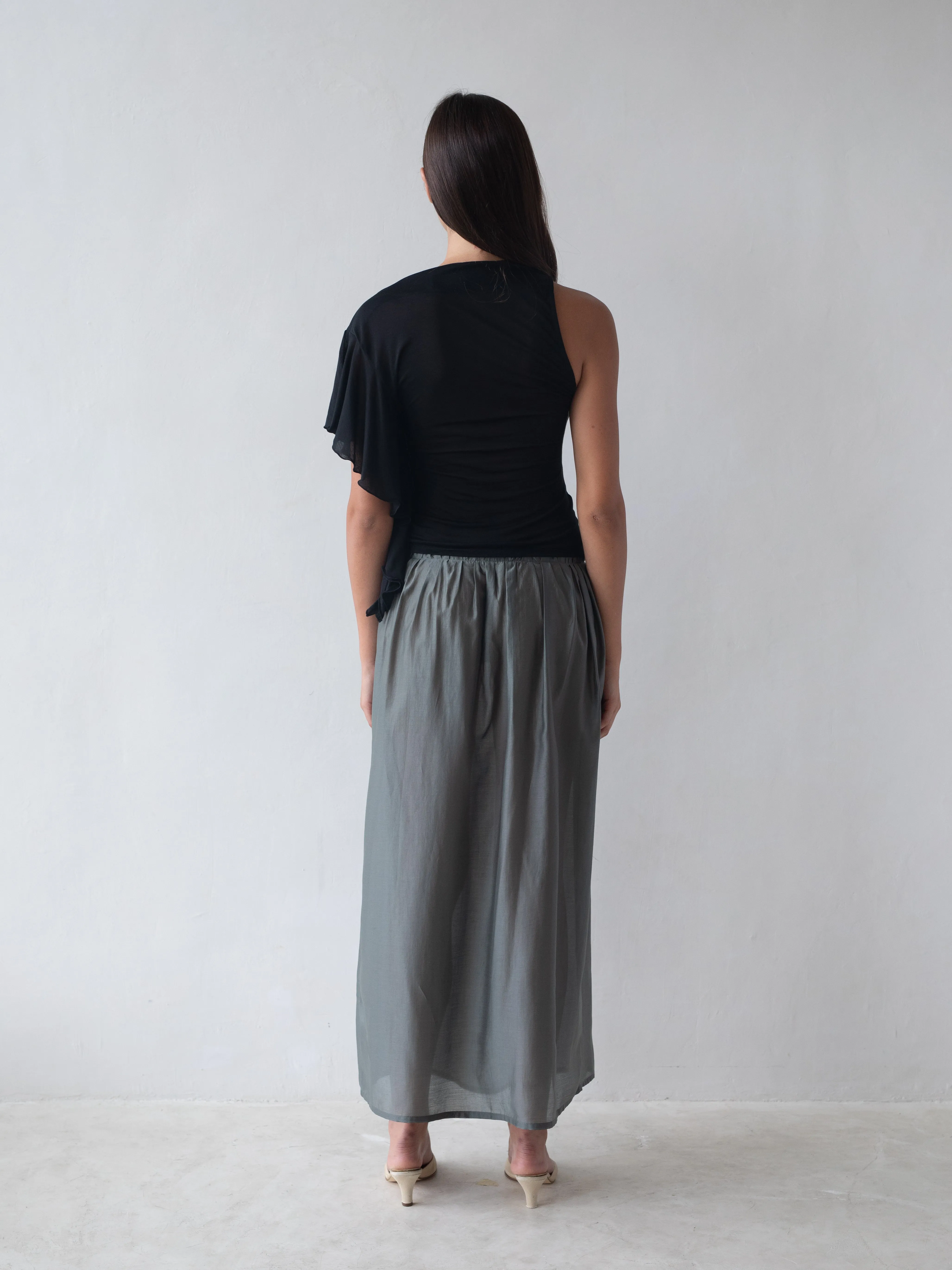Rhea Skirt - Evergreen sold by BELLE the label product image thumbnail 3