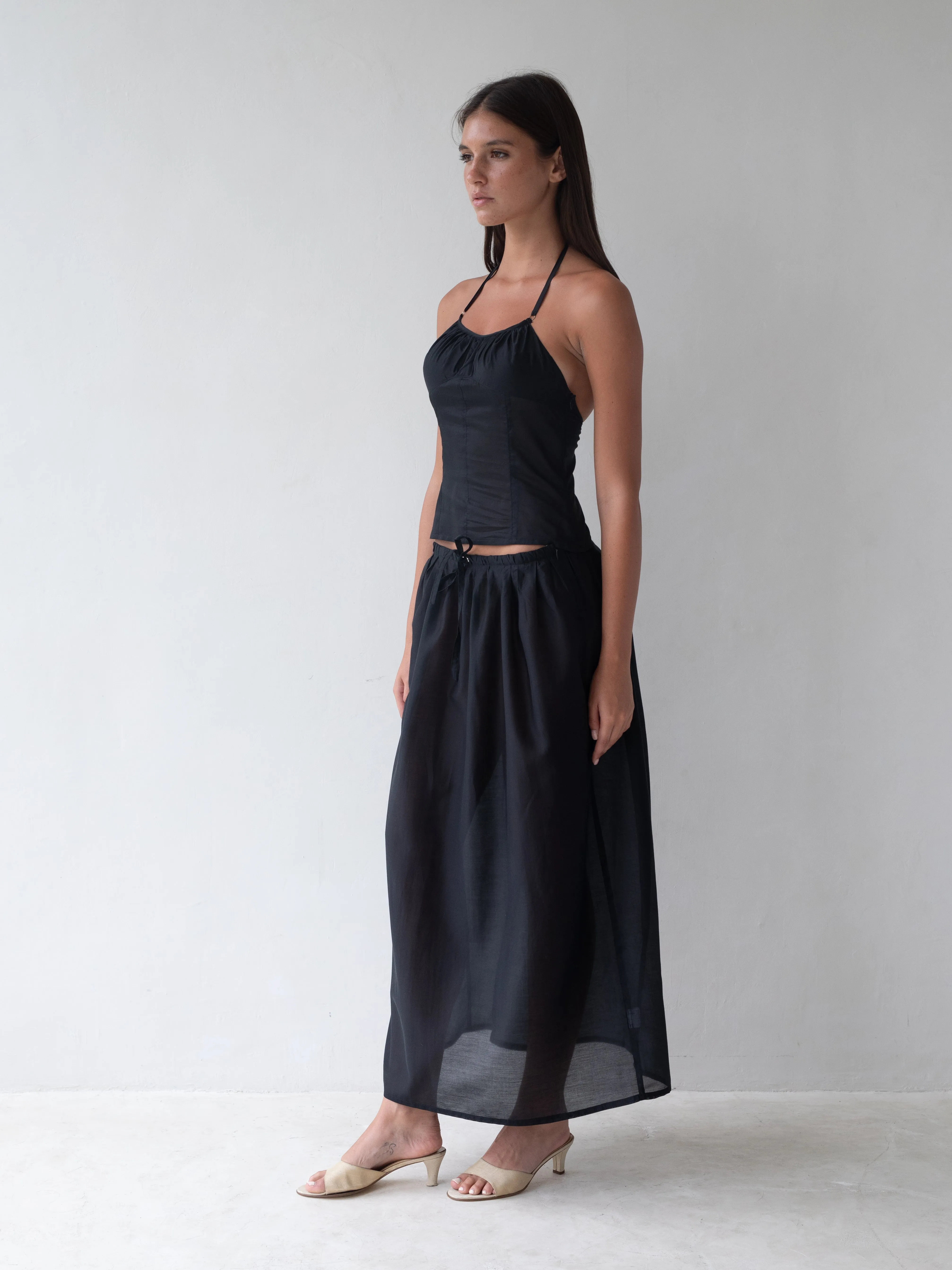 Rhea Skirt - Black sold by BELLE the label product image thumbnail 2