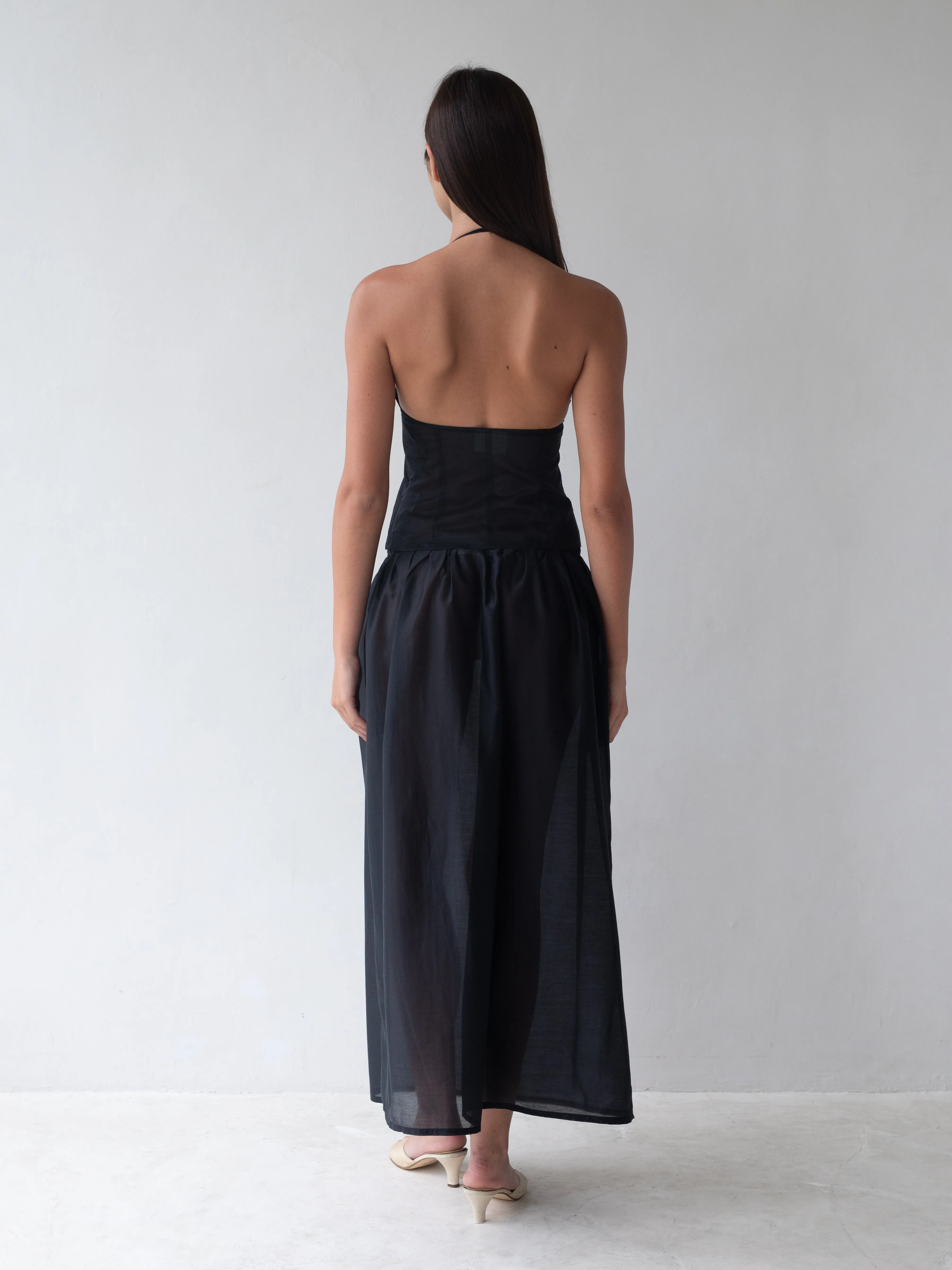 Rhea Skirt - Black sold by BELLE the label product image thumbnail 3