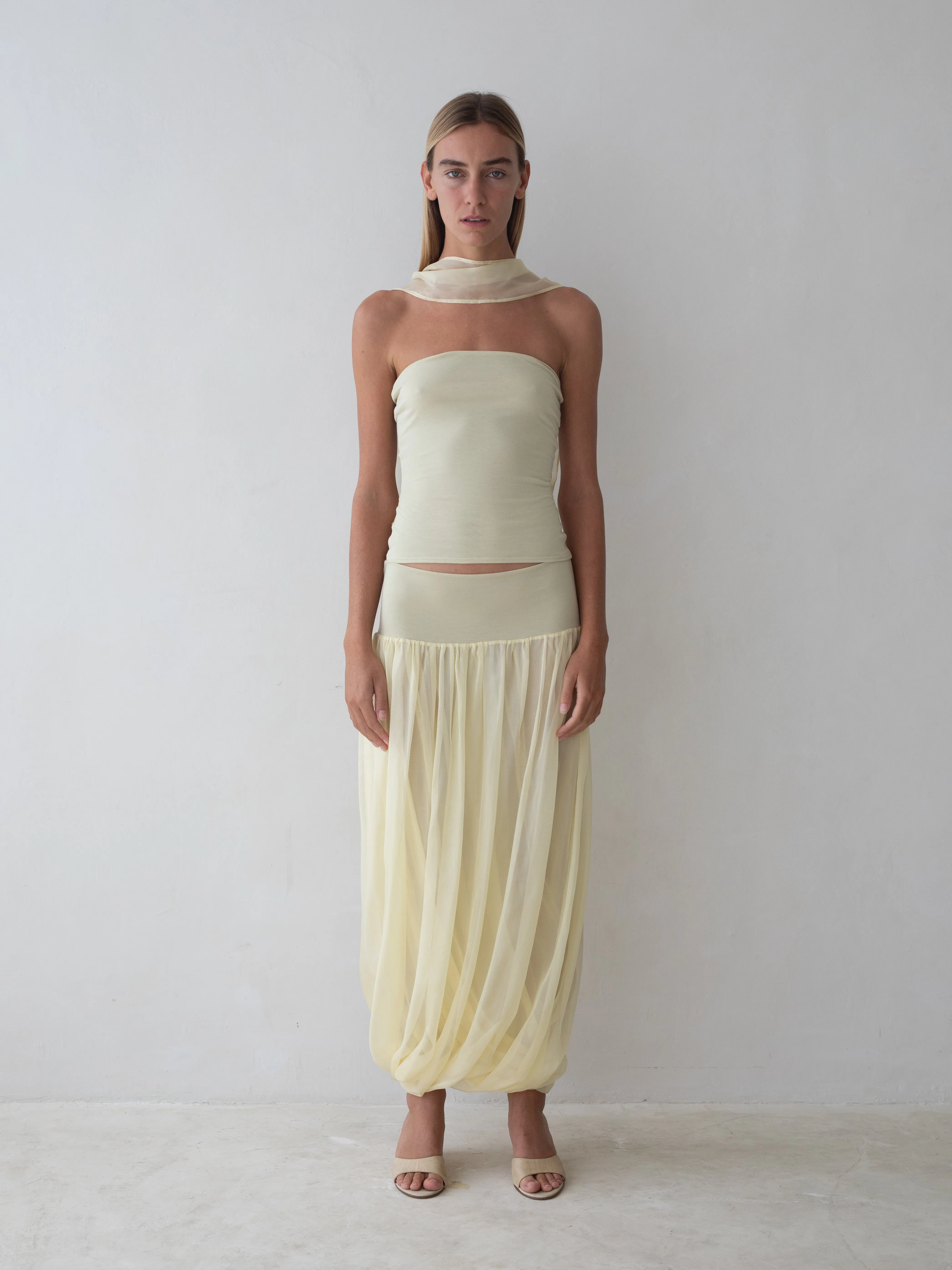 Meadow Maxi Skirt - Honey sold by BELLE the label product image thumbnail 4