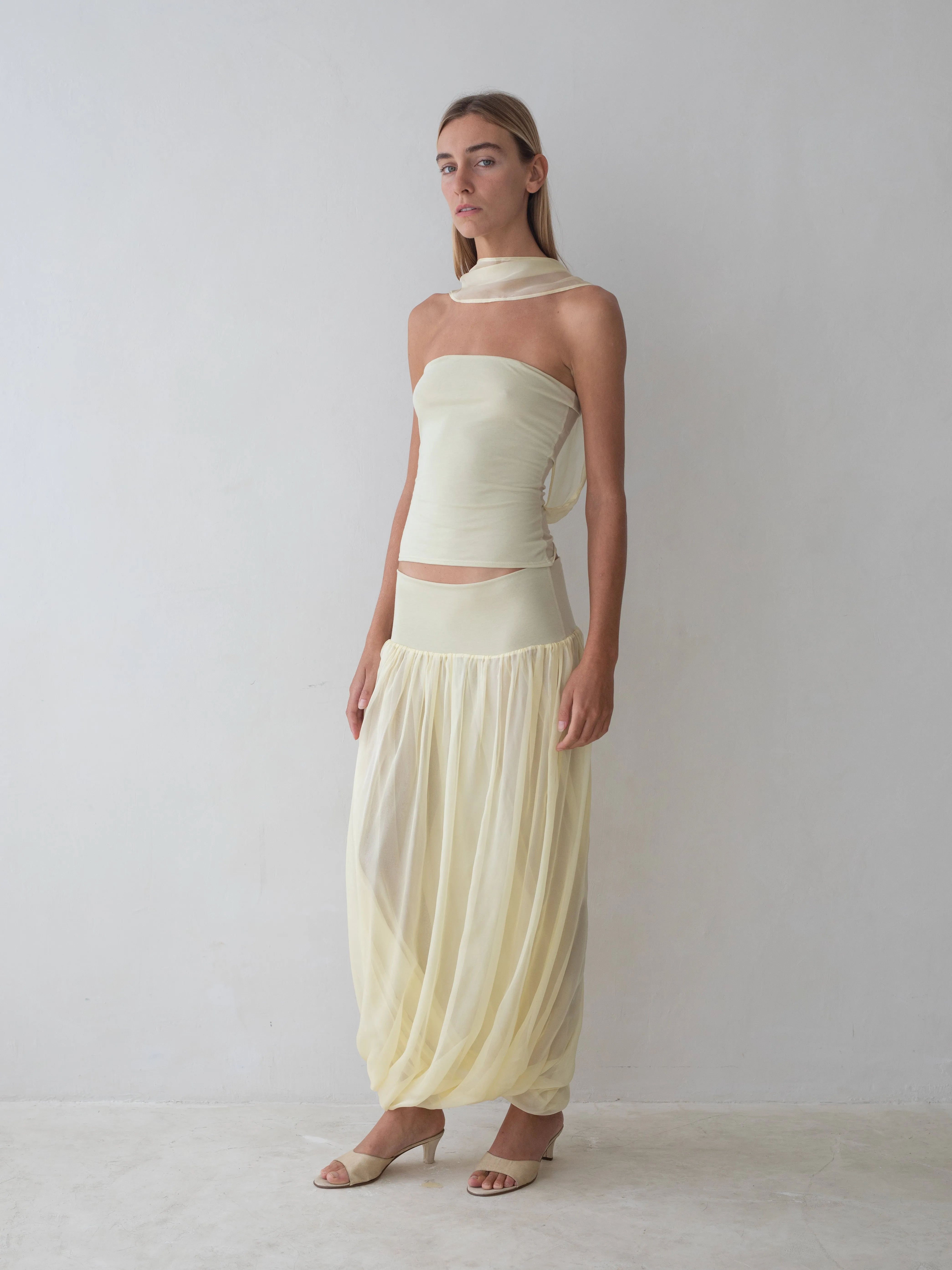 Meadow Maxi Skirt - Honey sold by BELLE the label product image thumbnail 3