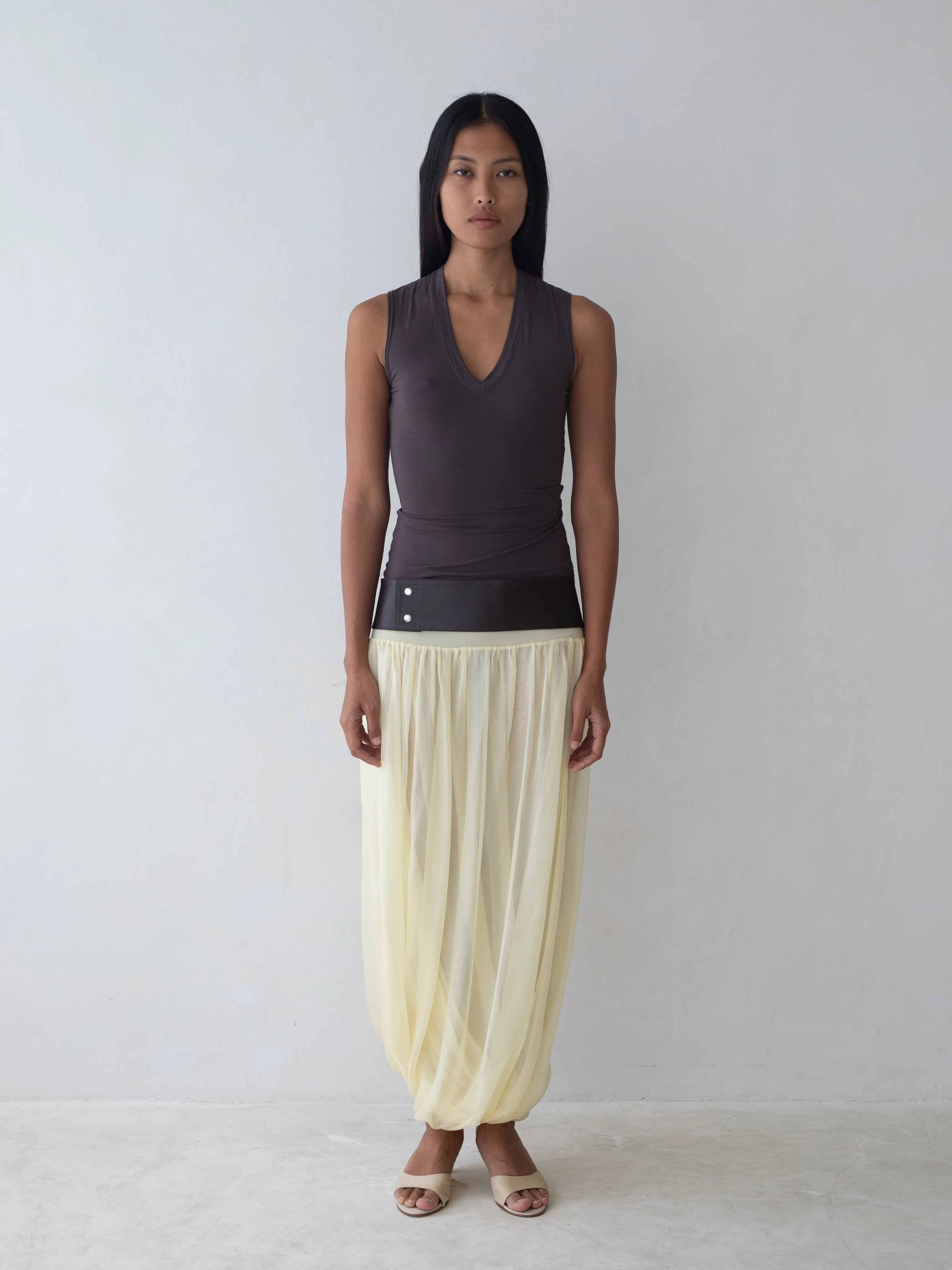 Meadow Maxi Skirt - Honey sold by BELLE the label