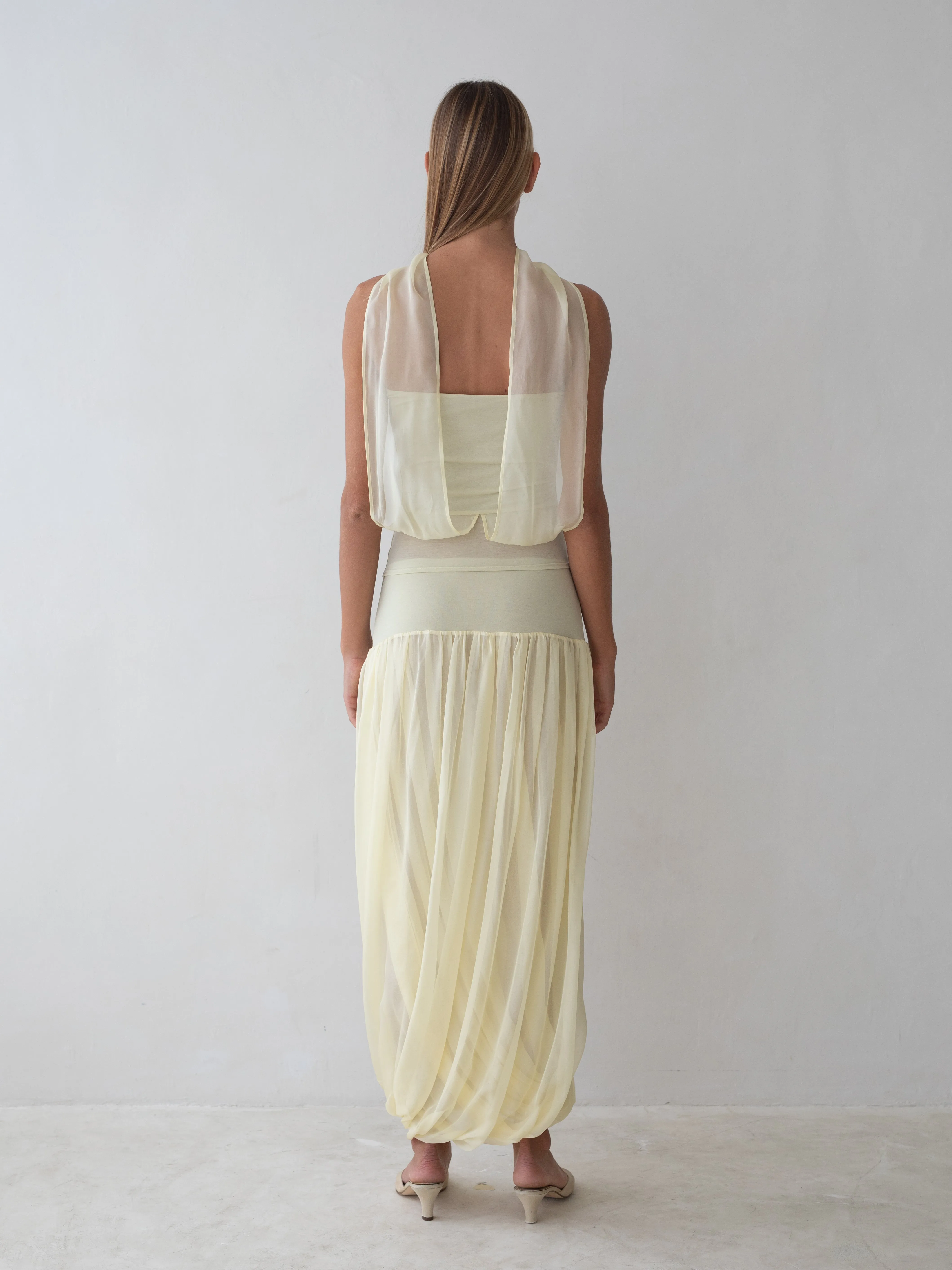 Meadow Maxi Skirt - Honey sold by BELLE the label product image thumbnail 5