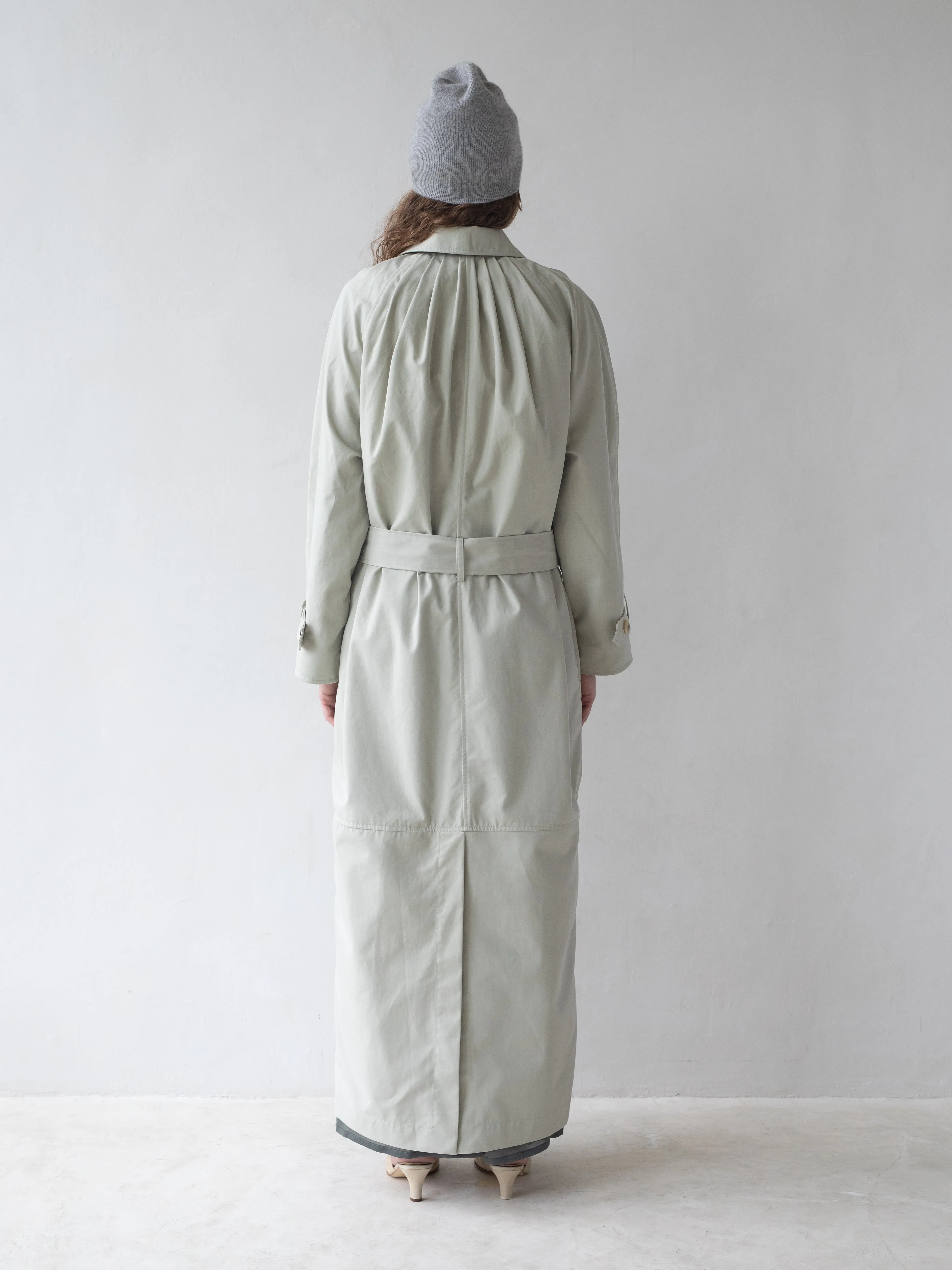 Laurel Trench - Sage sold by BELLE the label product image thumbnail 3