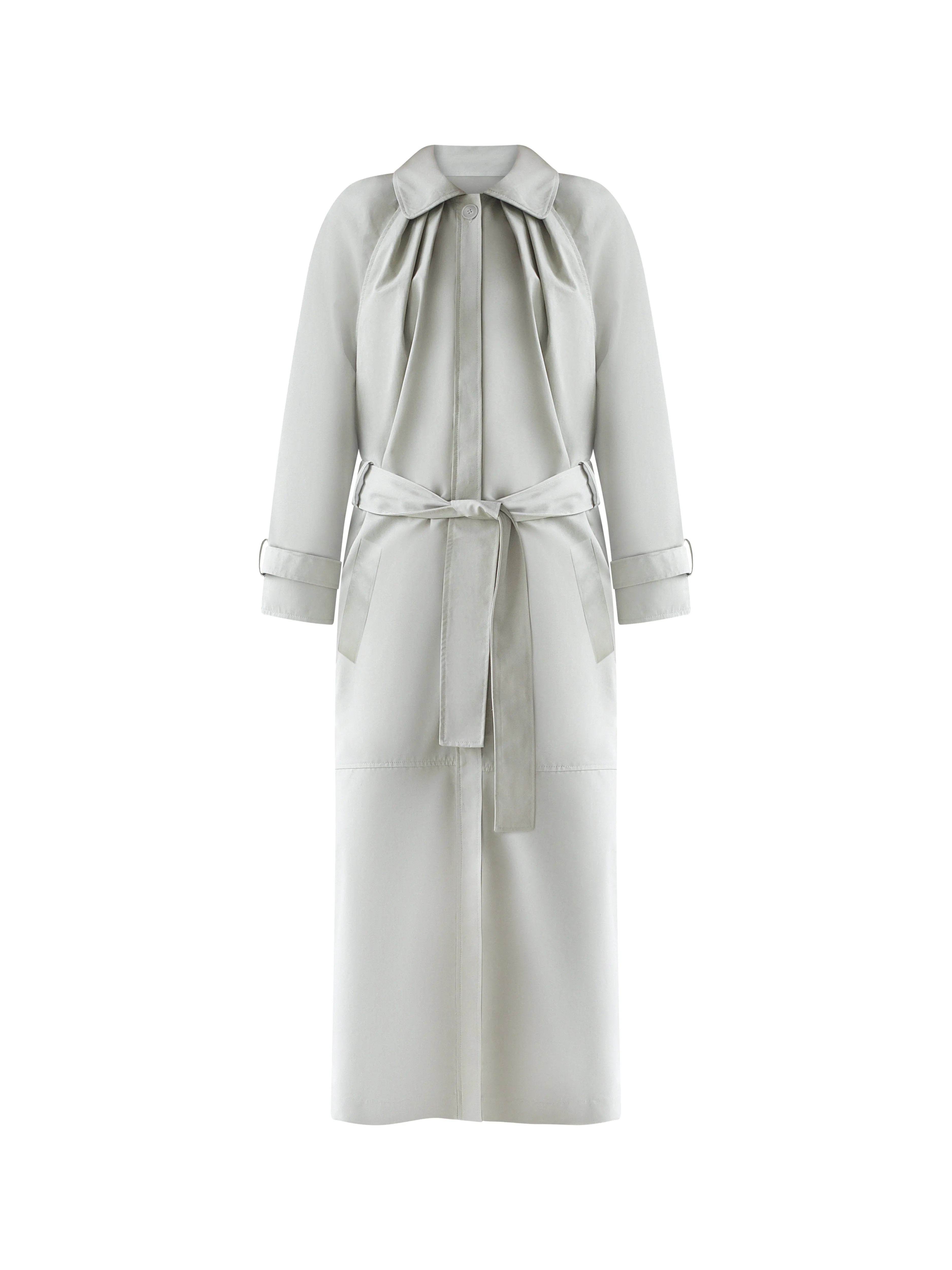 Laurel Trench - Sage sold by BELLE the label product image thumbnail 4