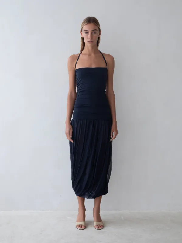Willow Dress - Navy sold by BELLE the label