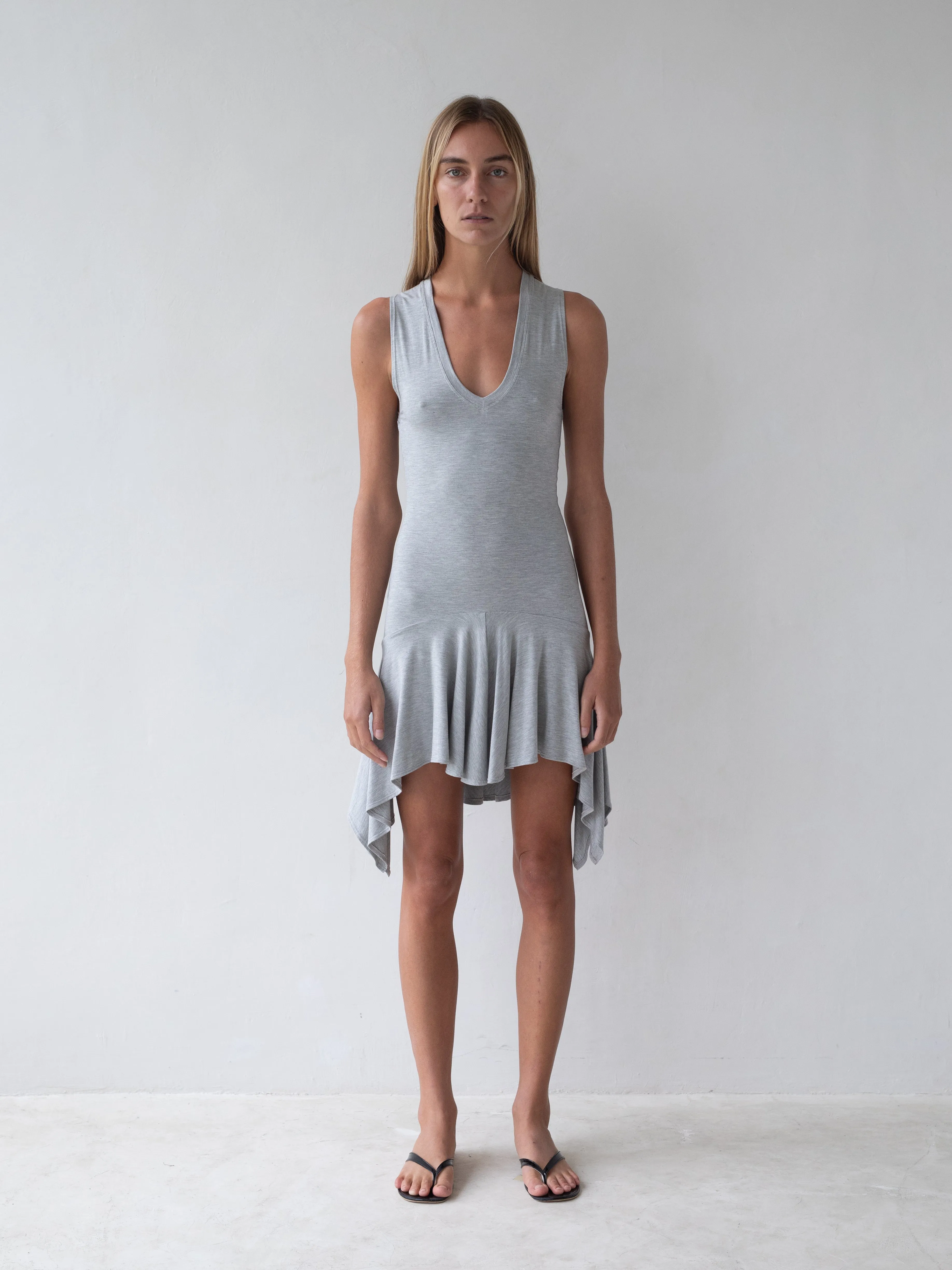 Park Dress - Grey sold by BELLE the label
